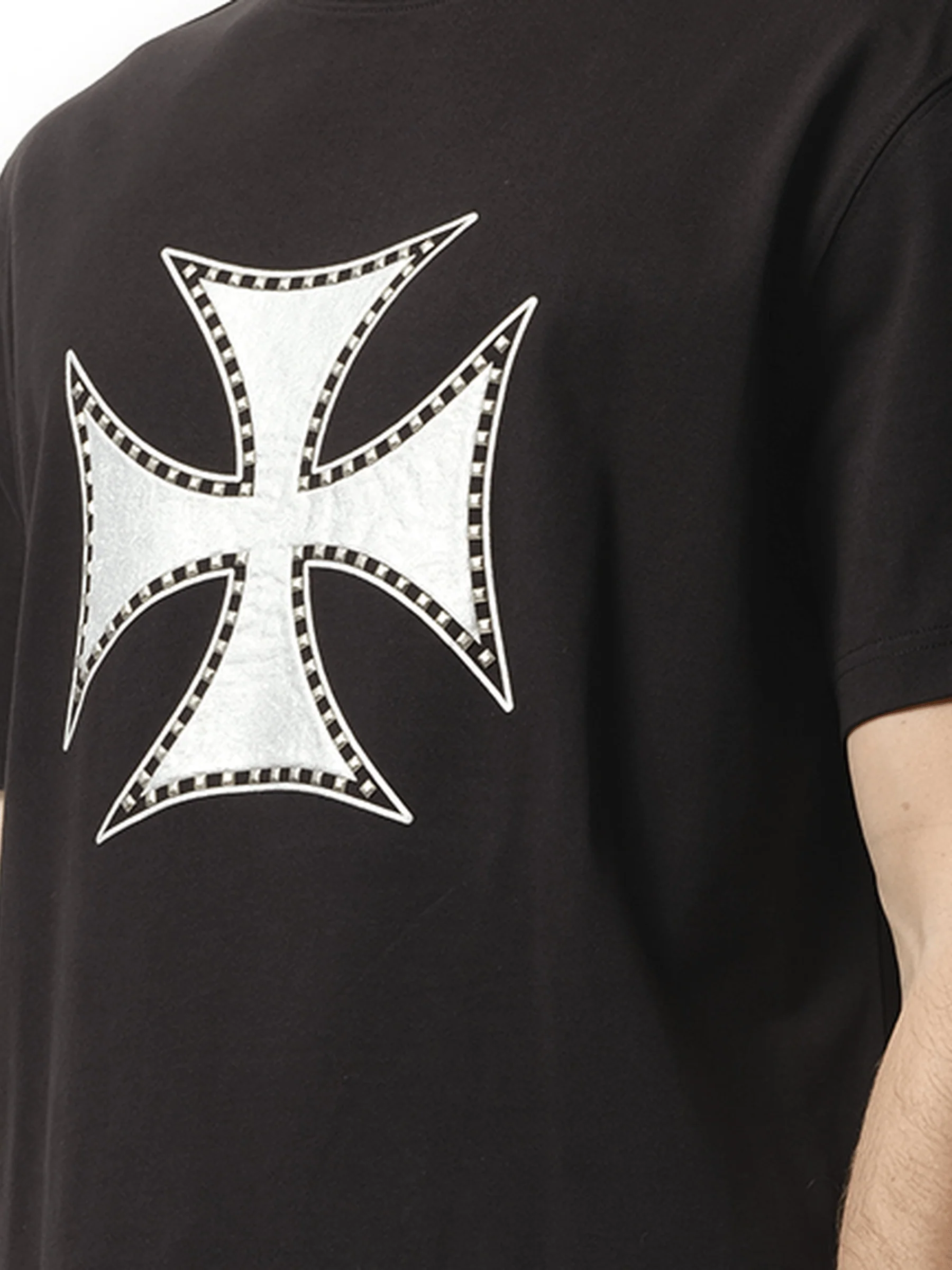 Chopper Icon T-Shirt in Black - Image 3