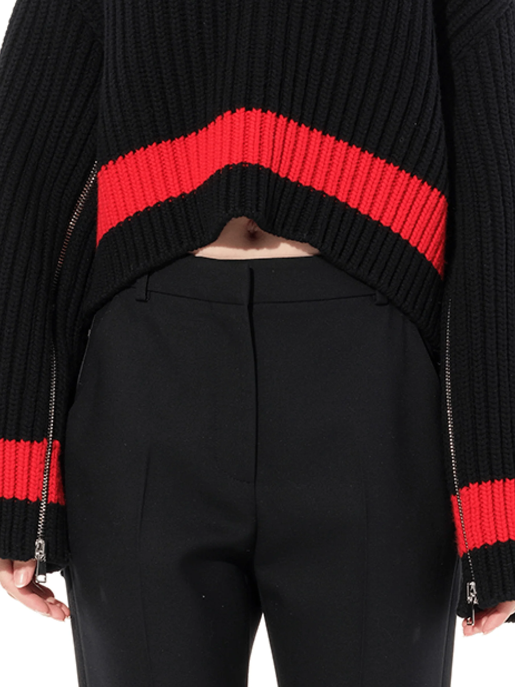 Chunky Rib Knitwear in Black - Image 3