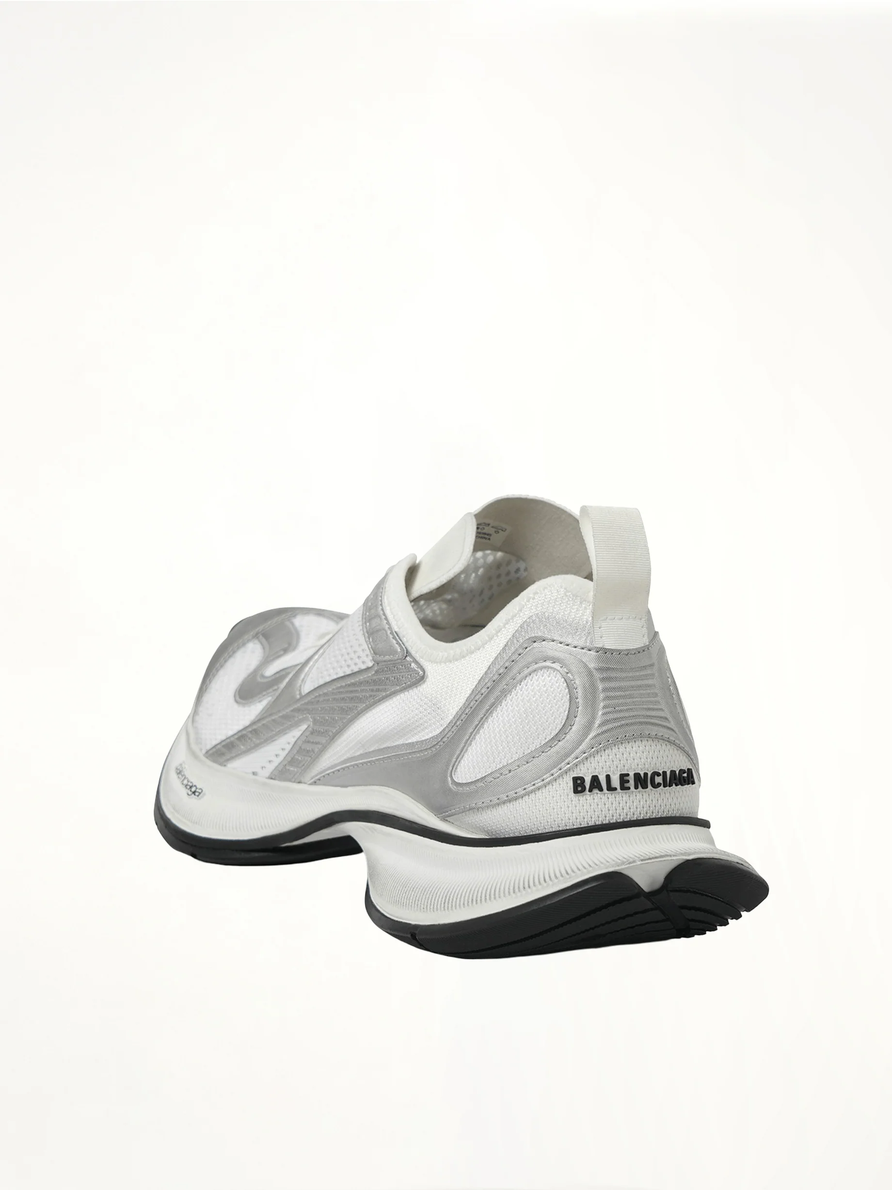Circuit Sneaker in White/Silver - Image 3