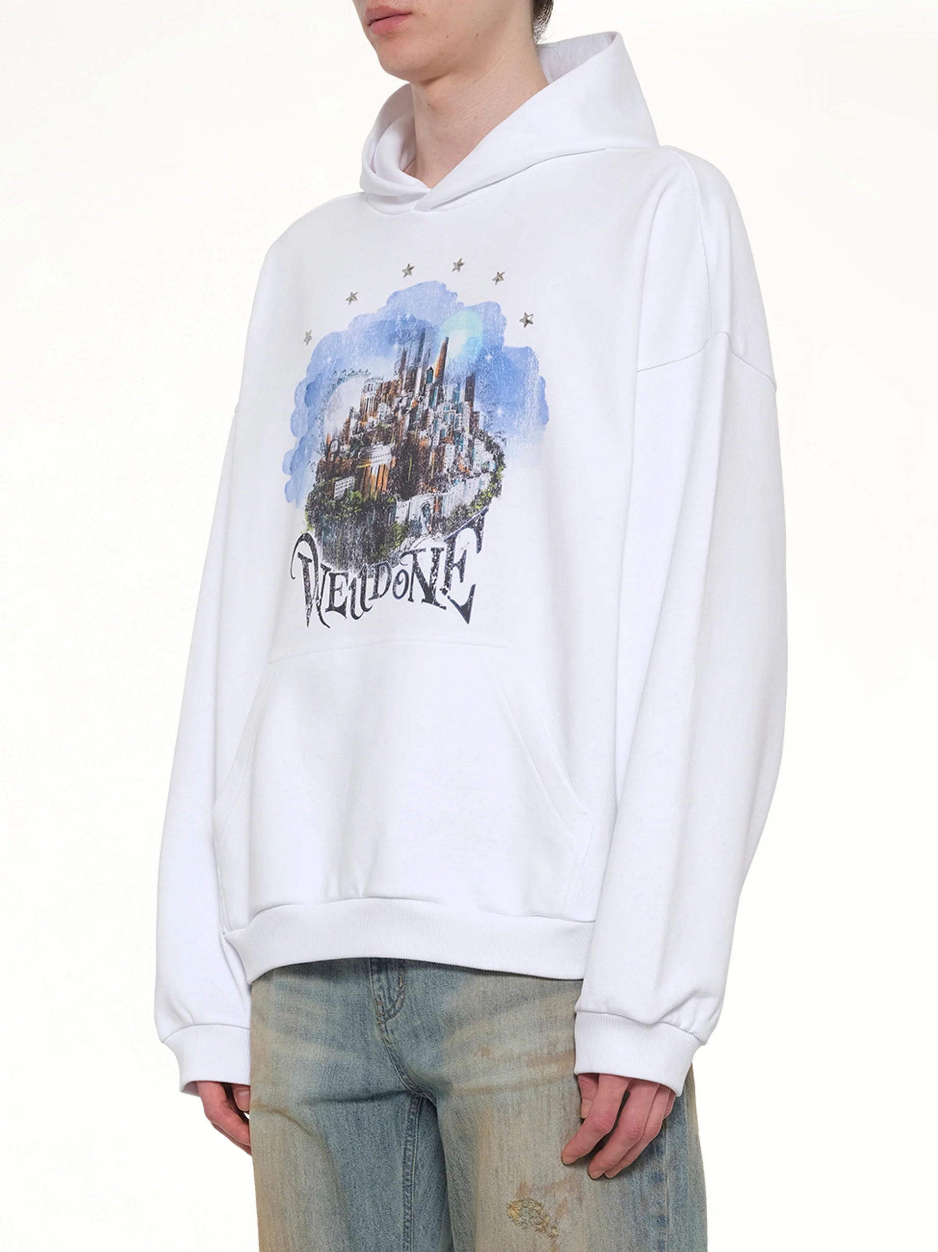 City Hoodie in White - Image 3