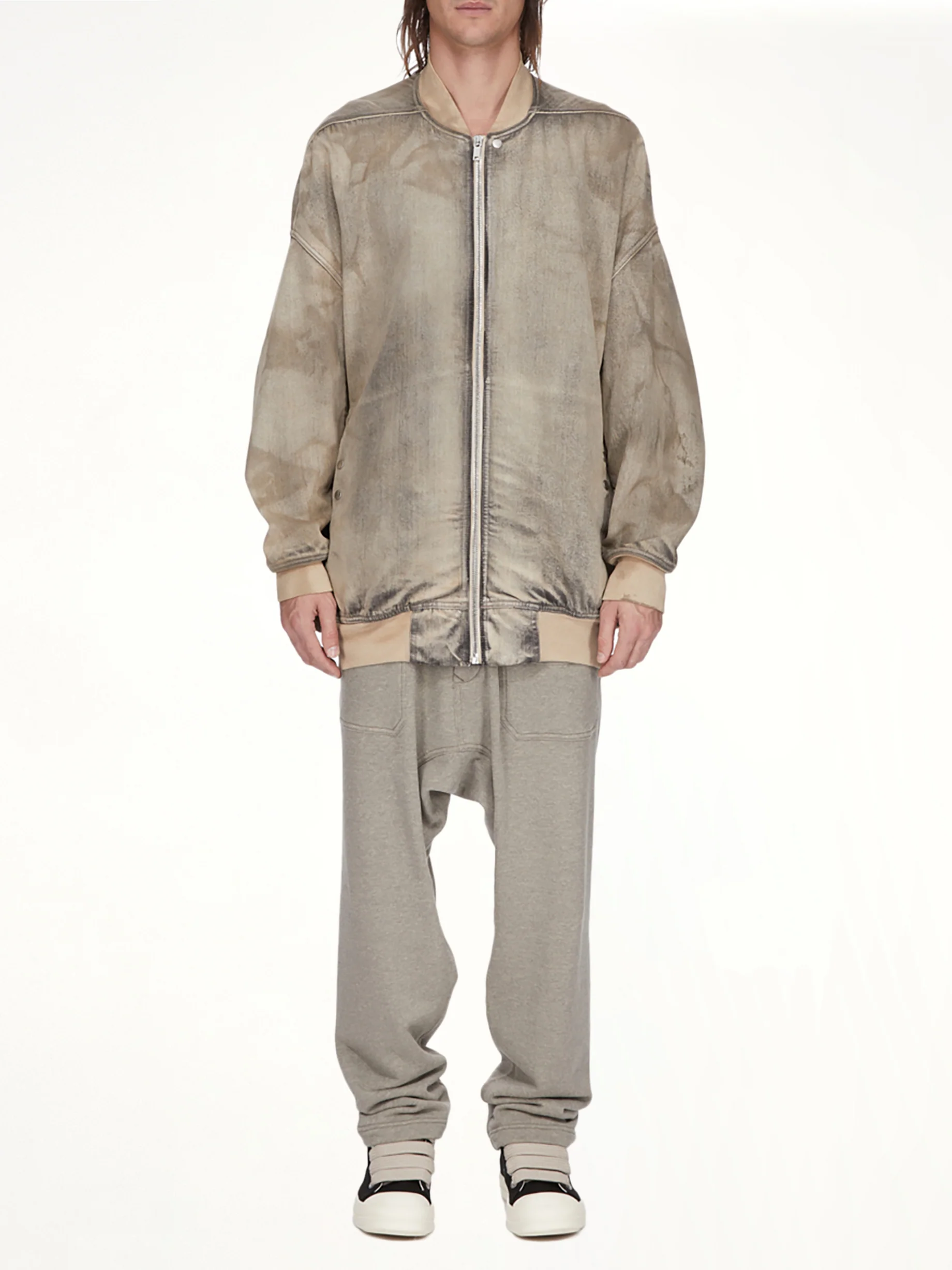 Classic Cargo Drawstring in Grey Melange - Image 5