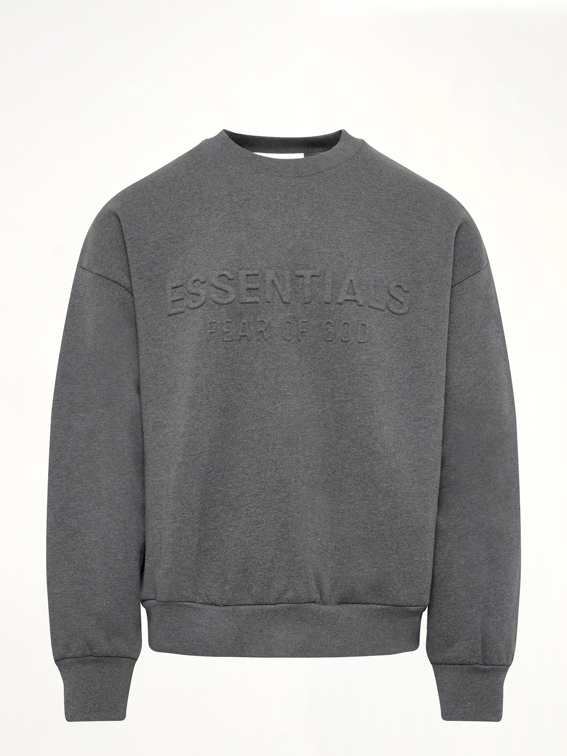 Classic Crewneck Sweatshirt in Charcoal Heather - Image 2