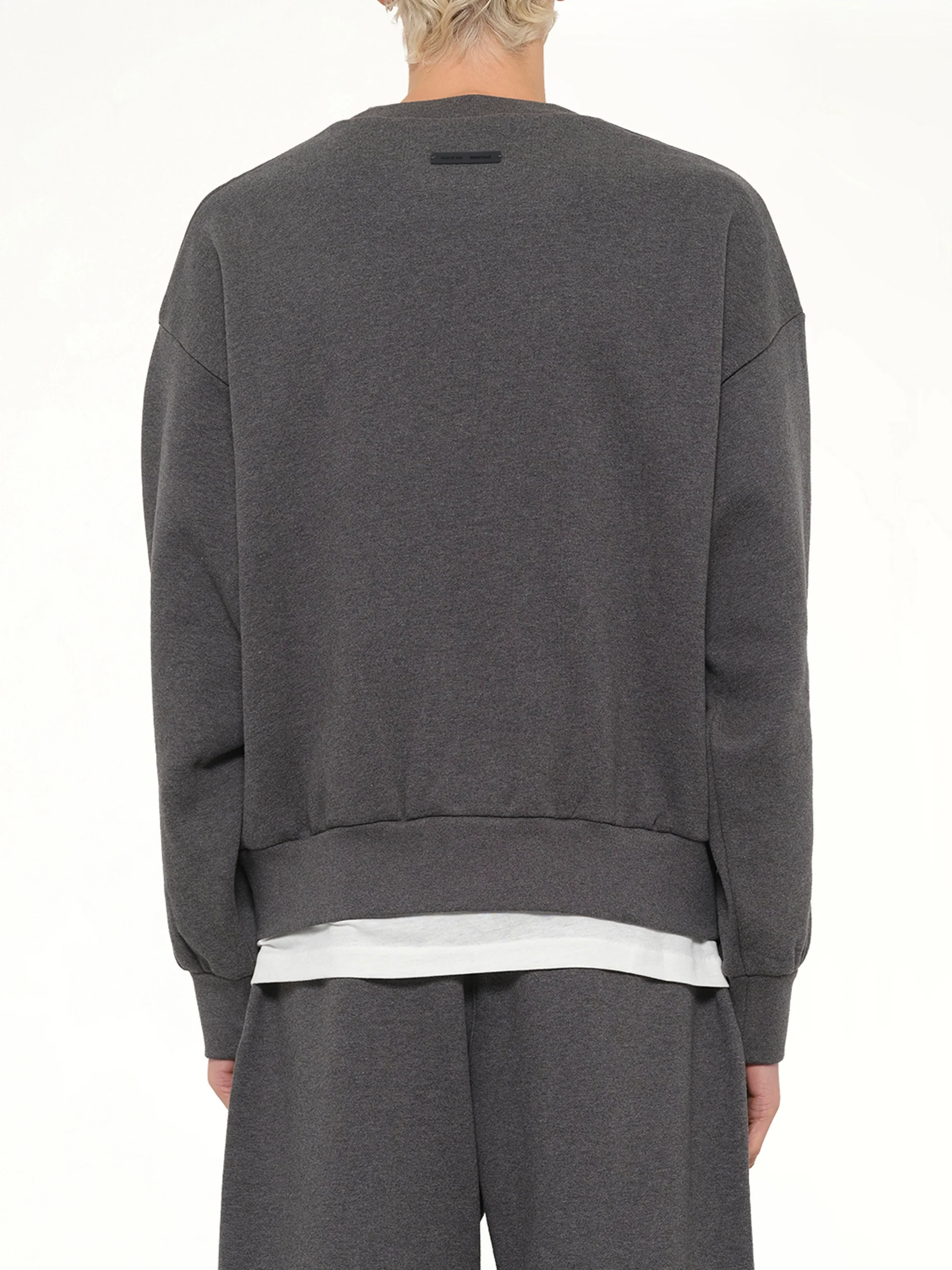 Classic Crewneck Sweatshirt in Charcoal Heather - Image 5
