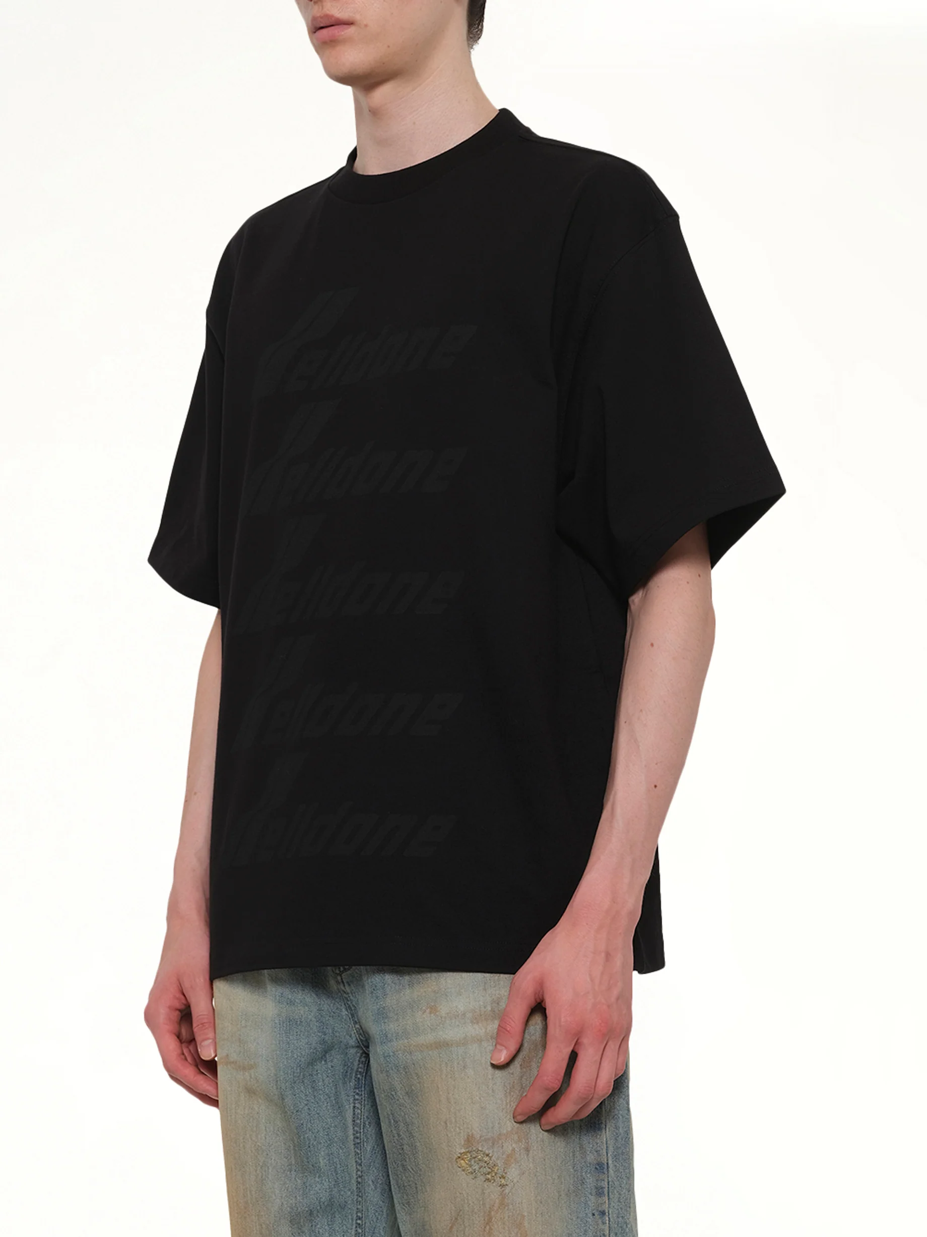 Classic Front Logo T-Shirt in Black - Image 3