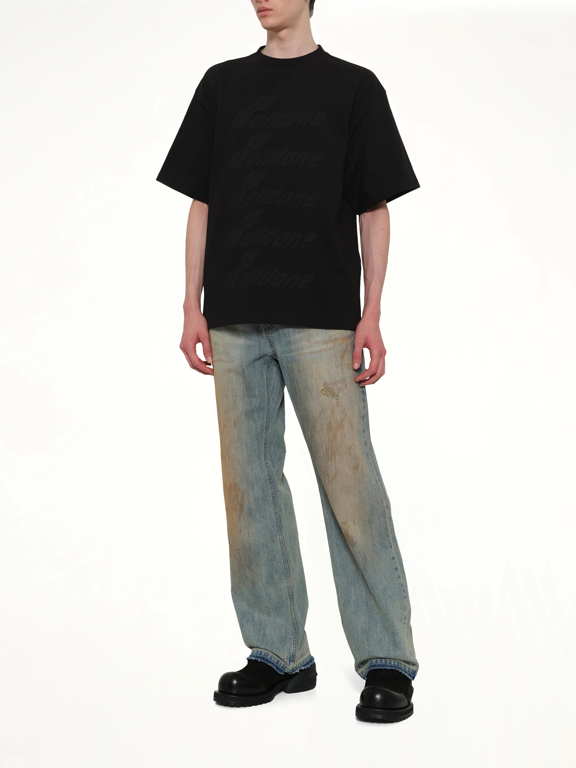 Classic Front Logo T-Shirt in Black - Image 4