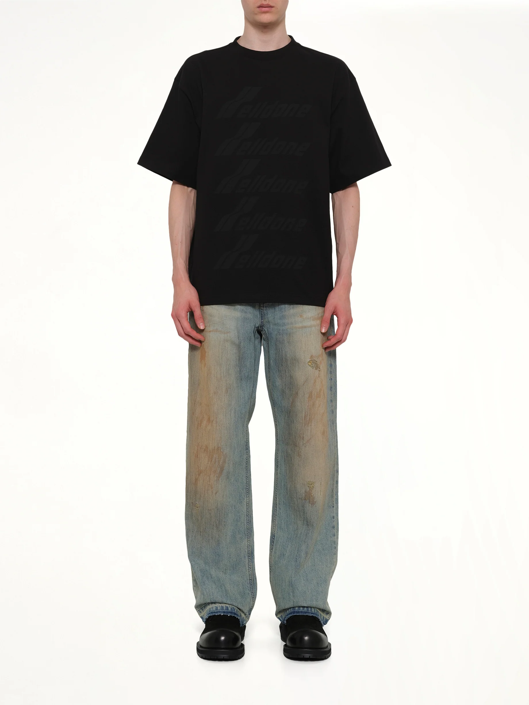 Classic Front Logo T-Shirt in Black - Image 7
