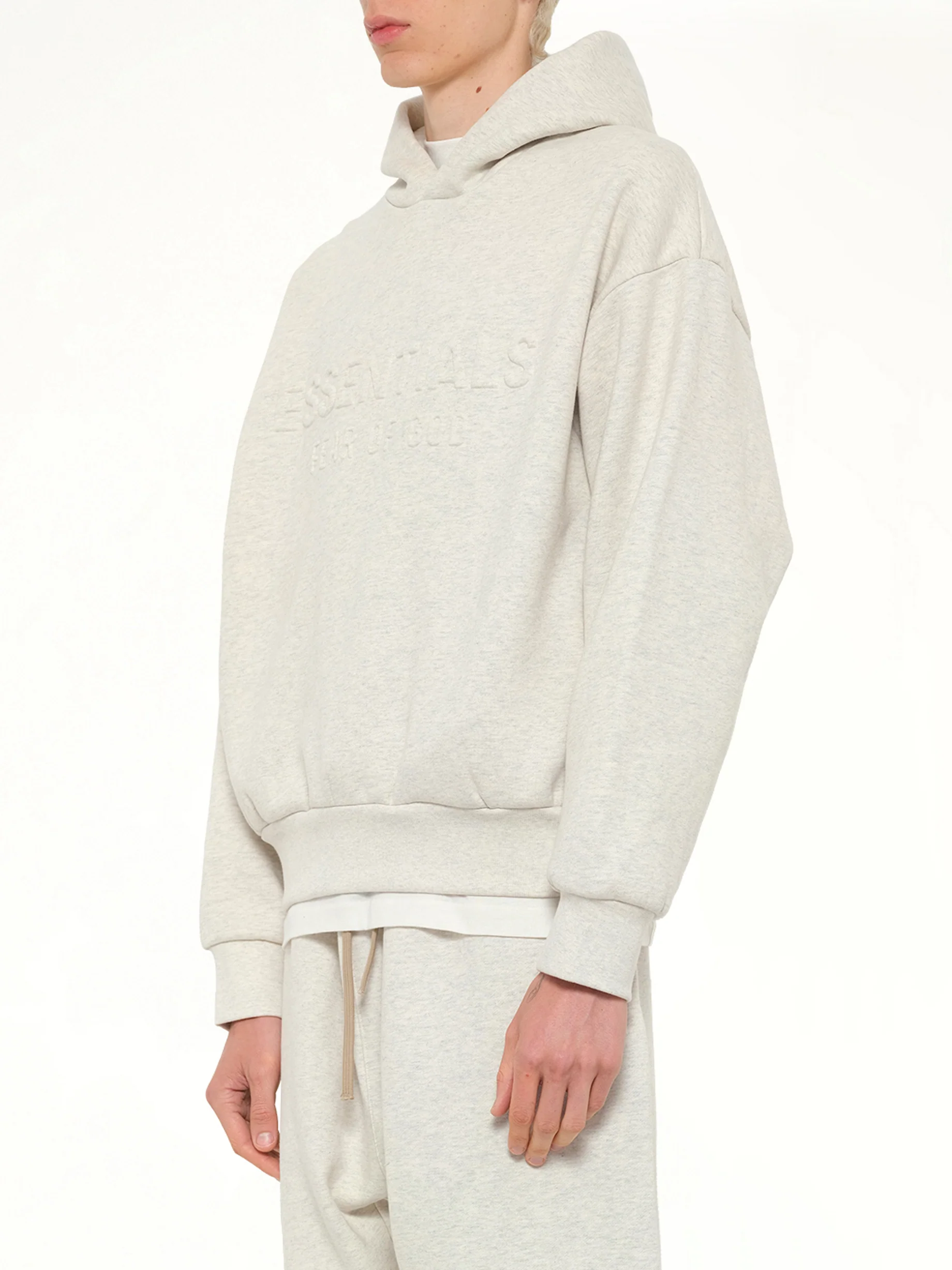 Classic Hoodie in Oatmeal Heather - Image 3
