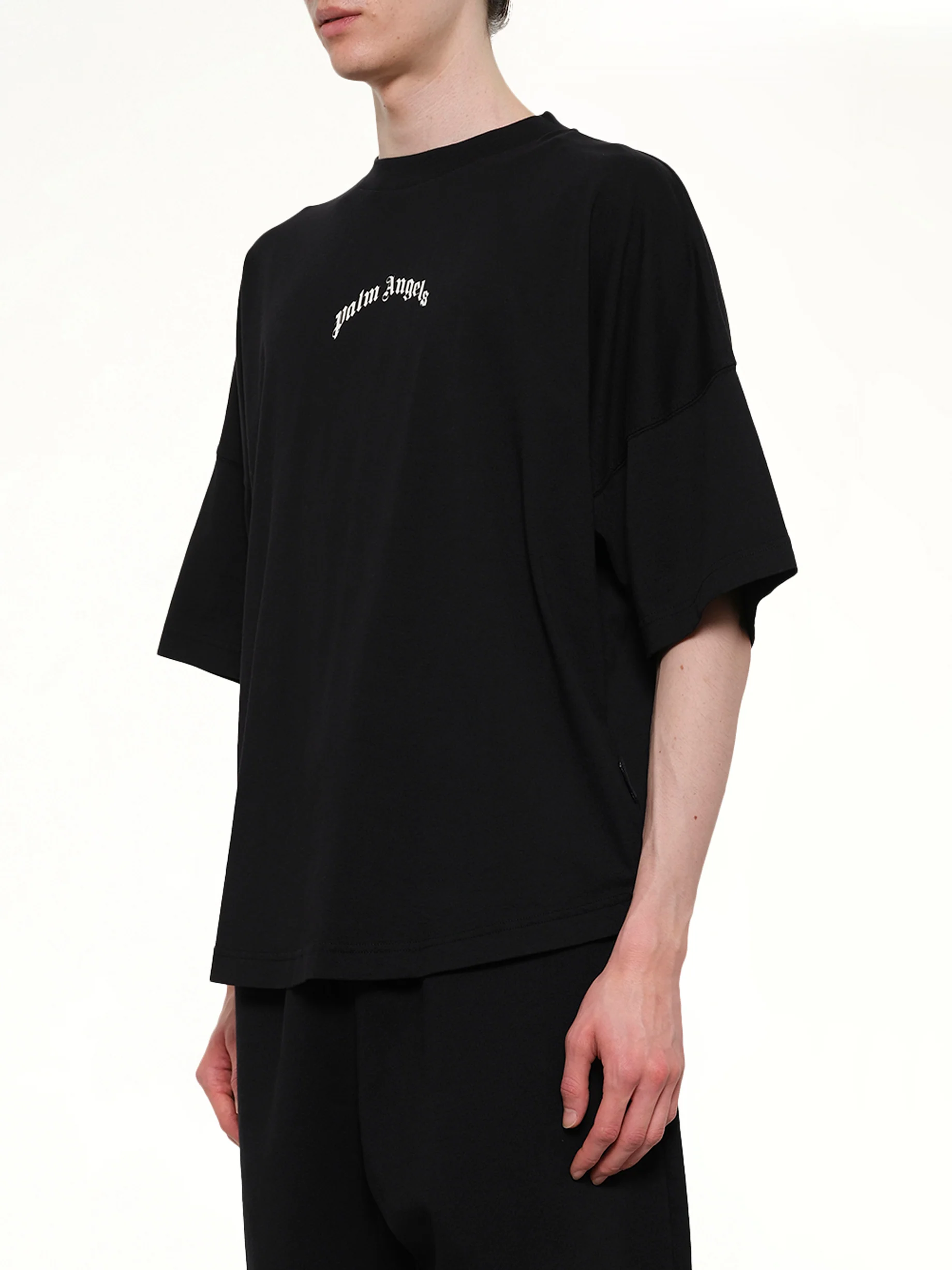 Classic Logo Over T-Shirt in Black/Off White - Image 3