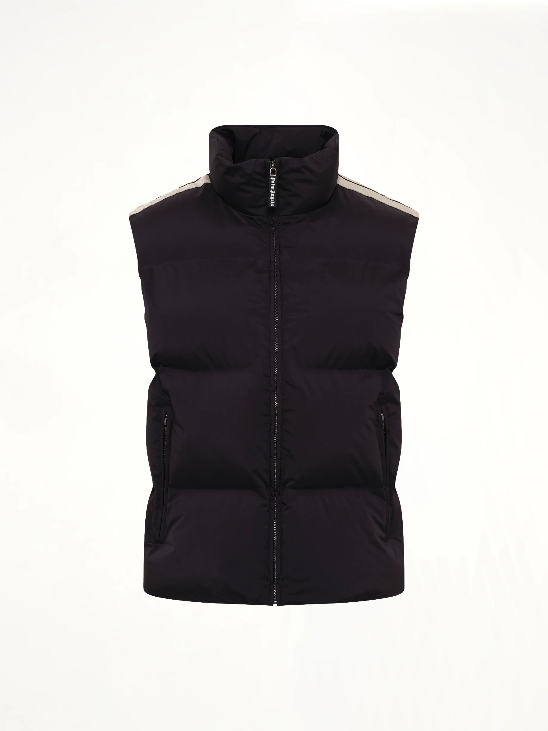 Classic Logo Track Down Vest in Black/Tofu - Image 2