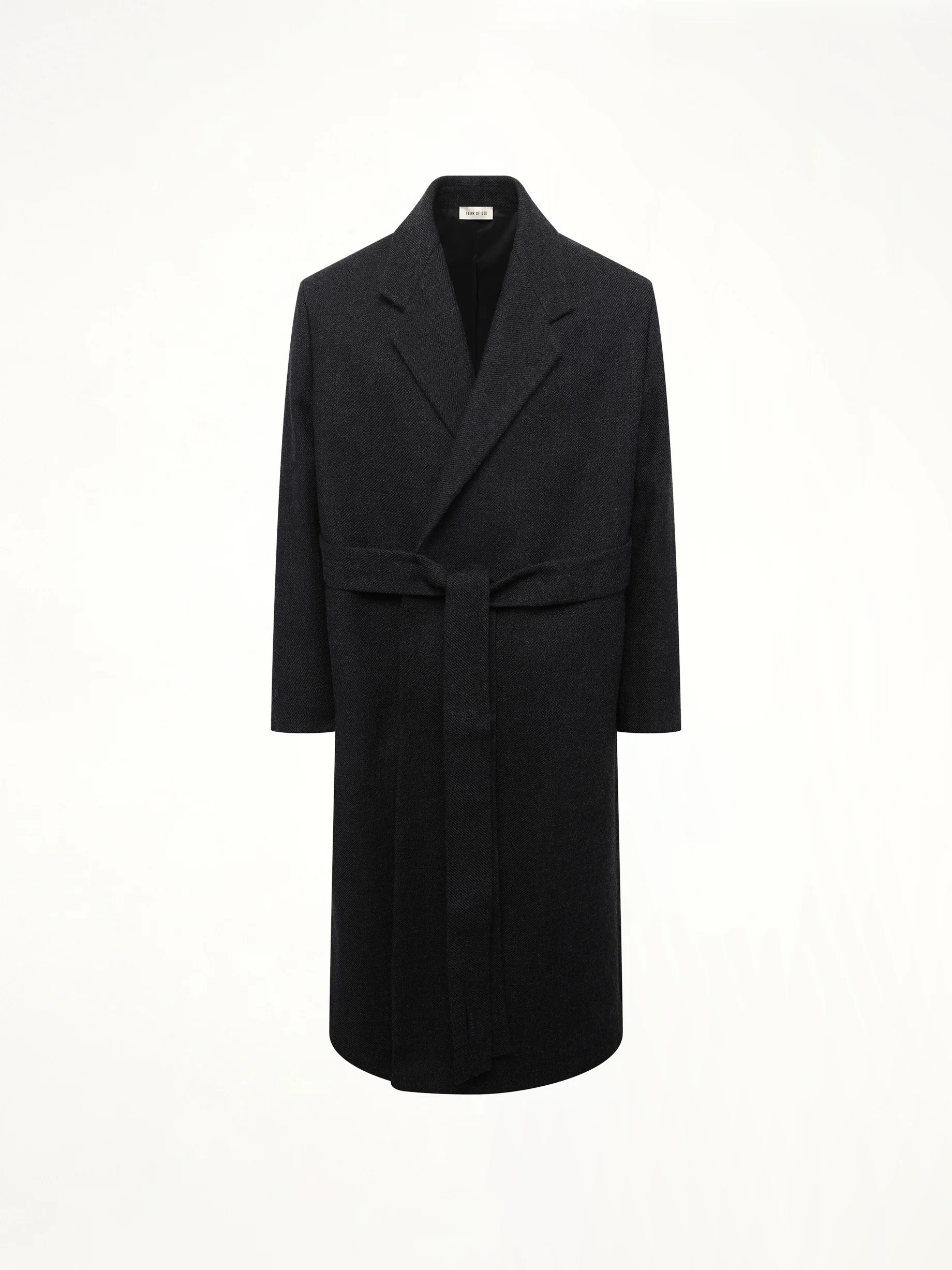 Classic Overcoat in Black - Image 2