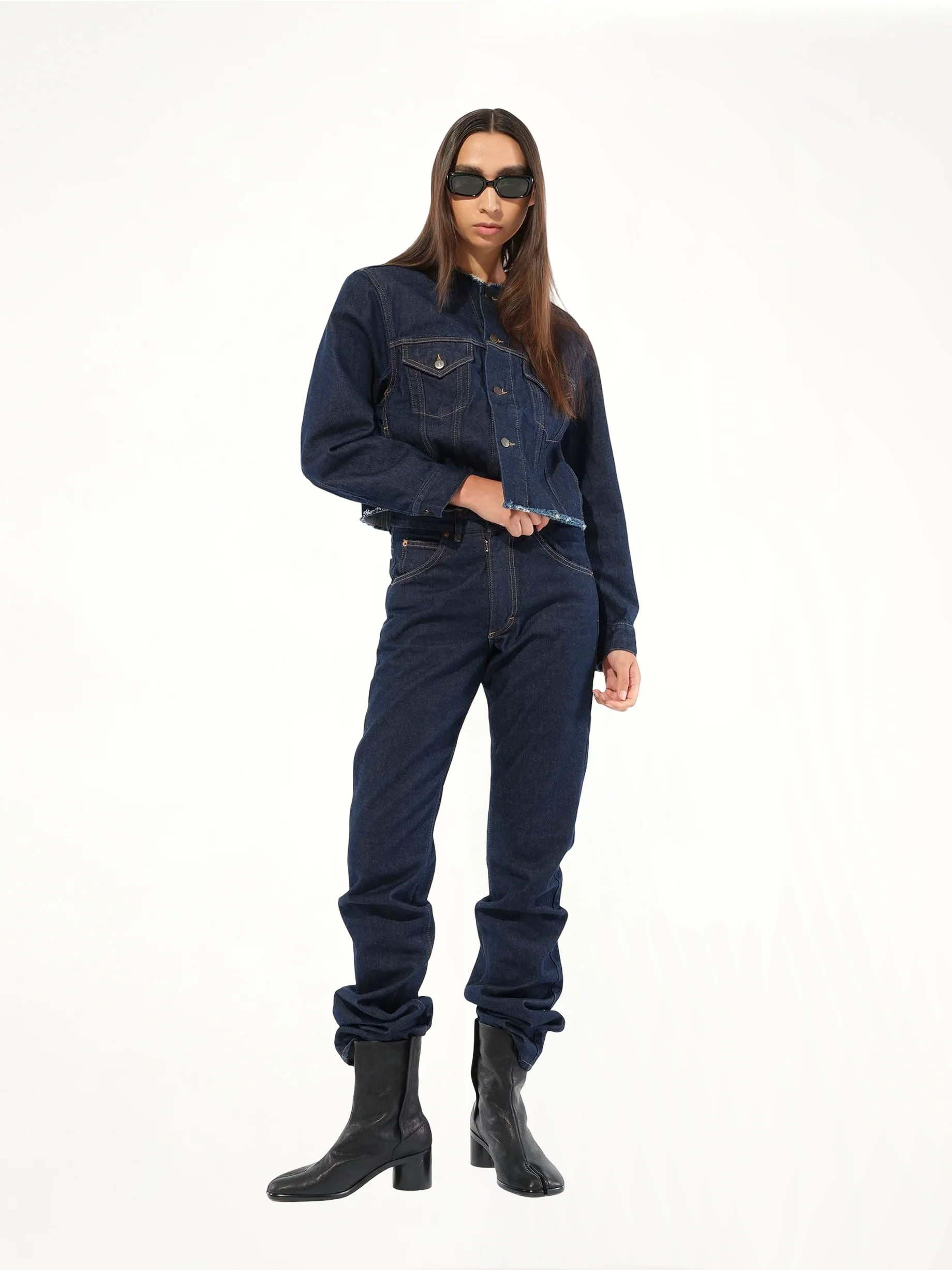 Classic Unisex Jeans in Indigo - Image 2