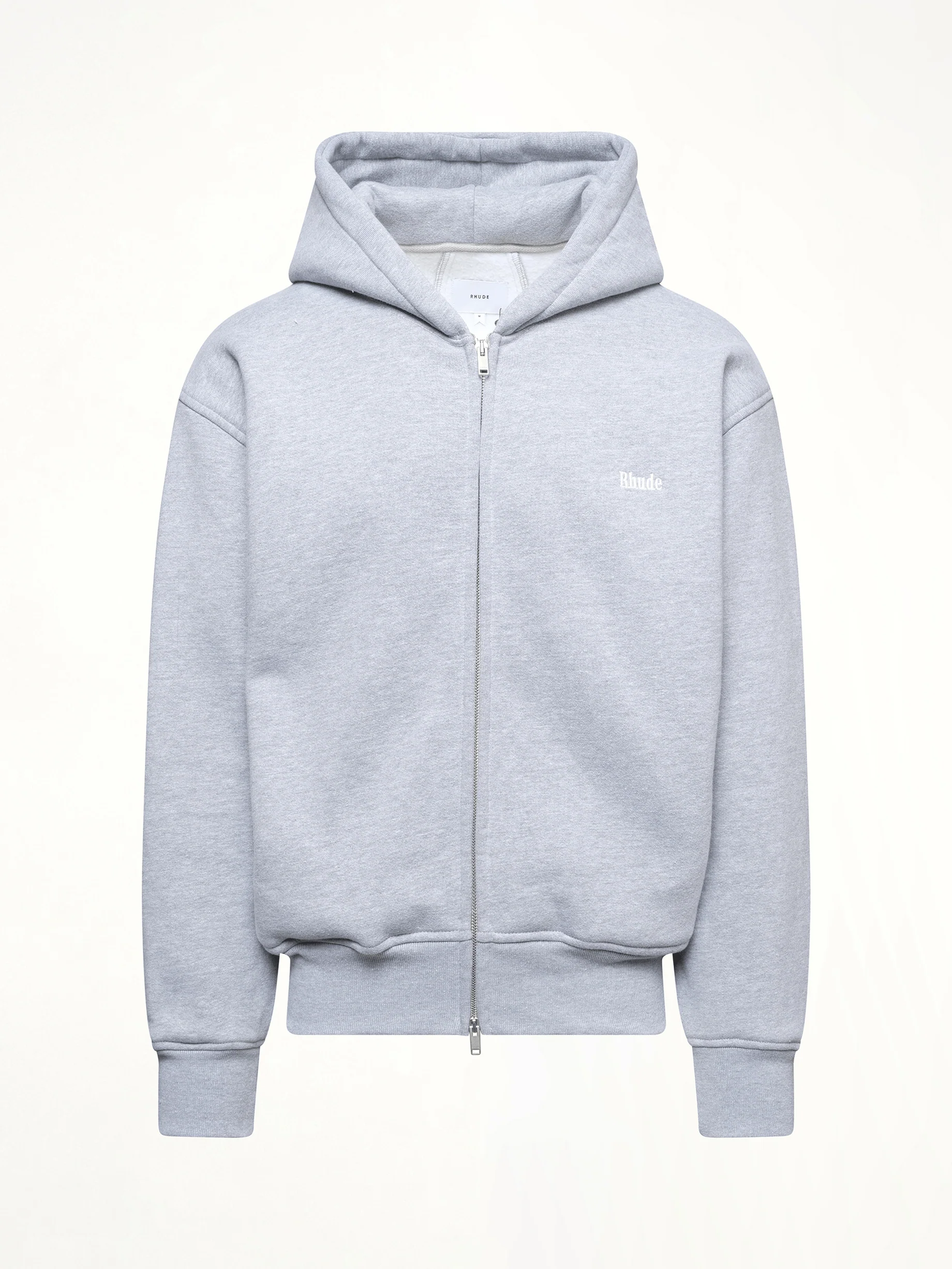 Classique Full-Zip Hoodie in Heather Gray - Image 2