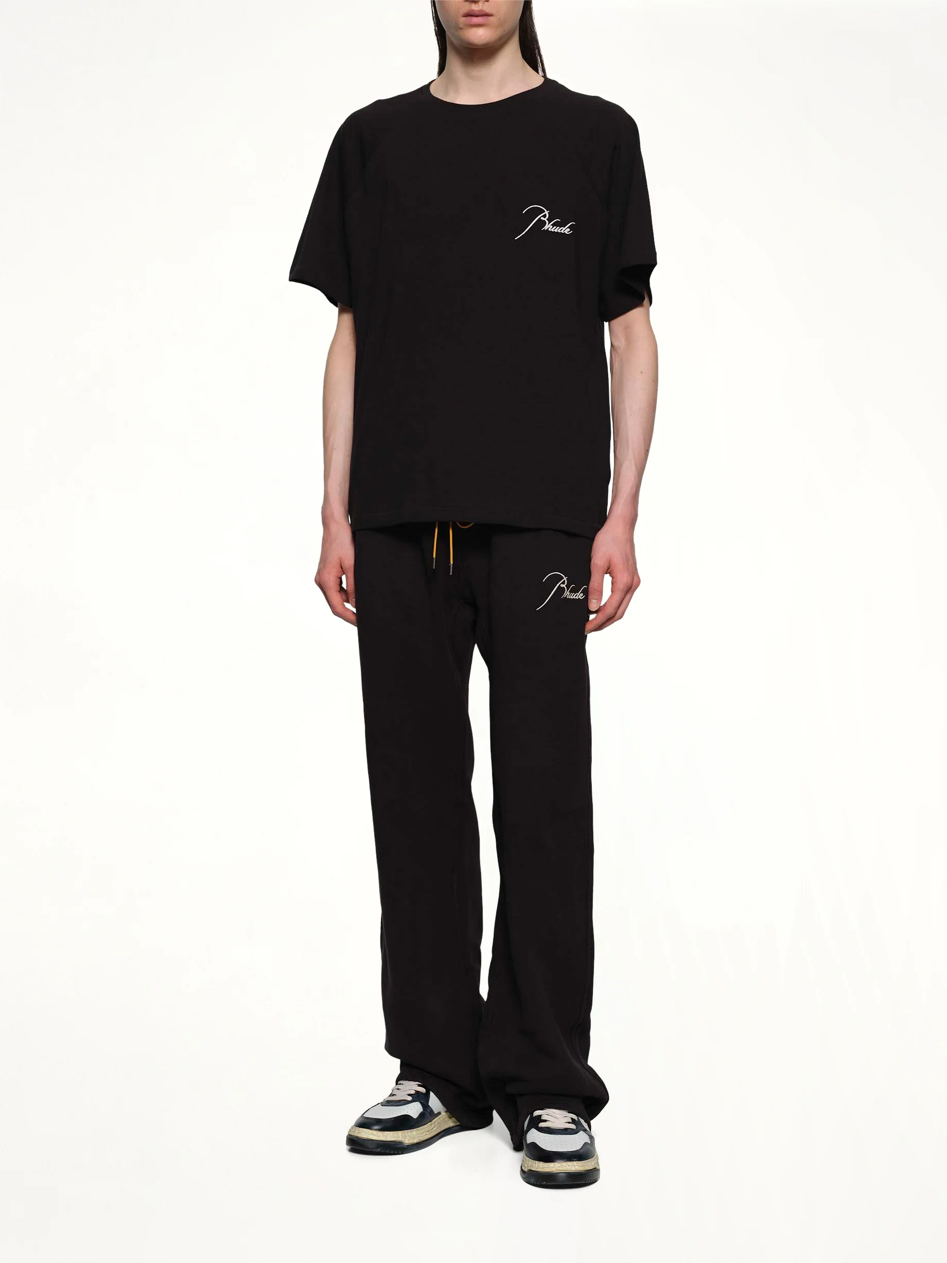 Classique Raglan T-Shirt in Black/White - Image 4