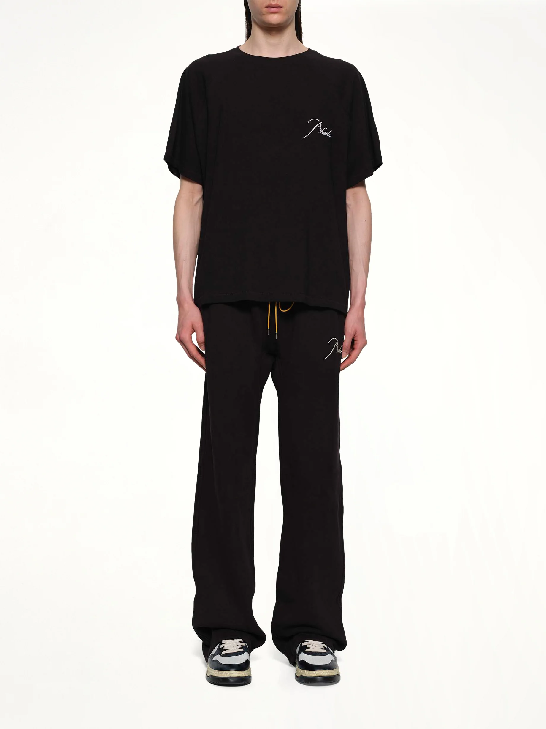 Classique Raglan T-Shirt in Black/White - Image 7