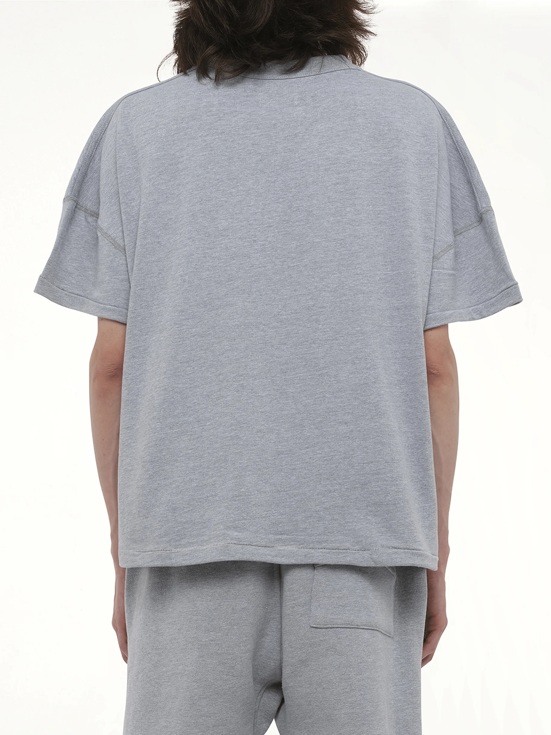 Classique Reverse T-Shirt in Heather Gray - Image 6