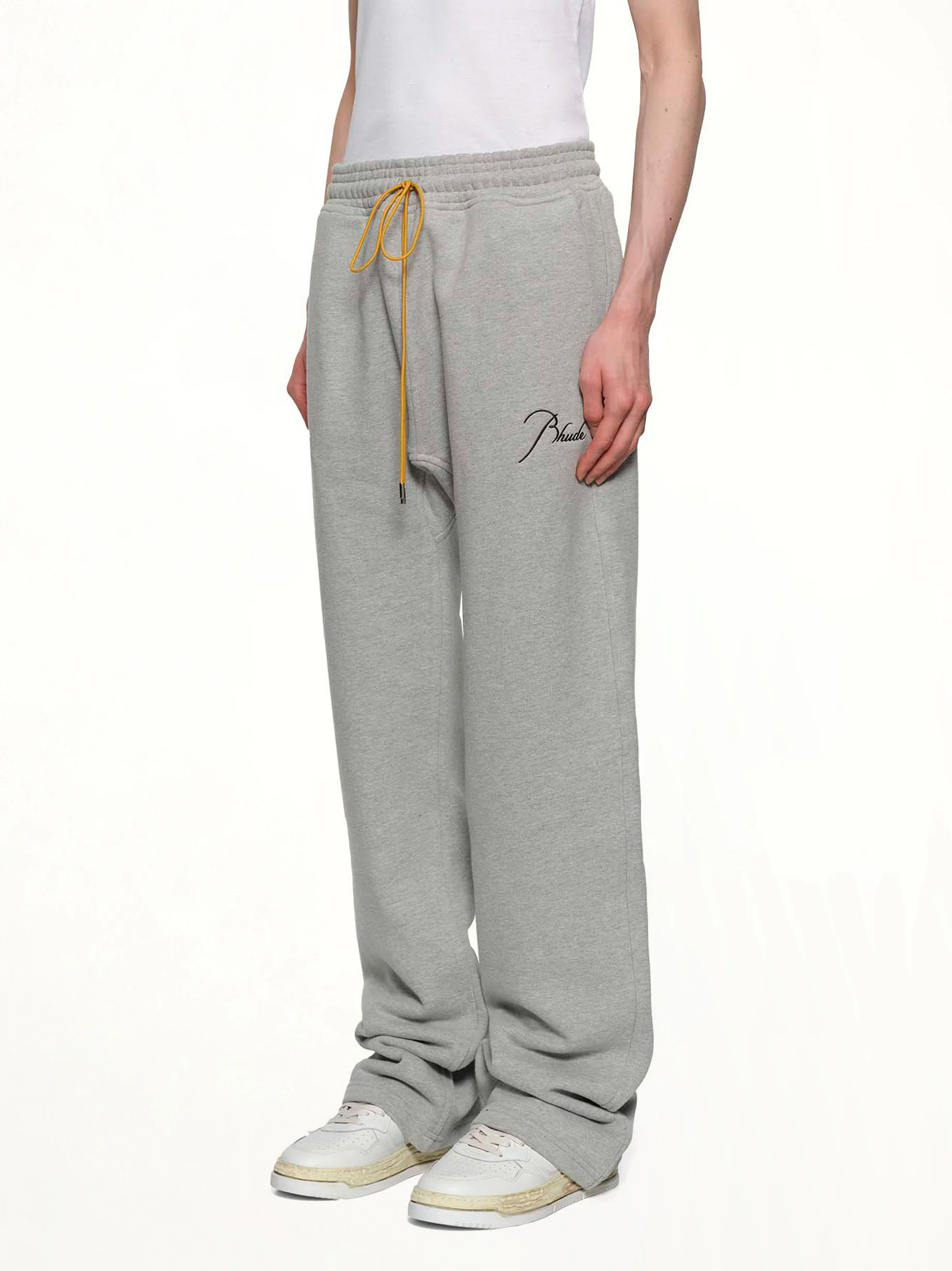 Classique Sweatpant in Heather Grey/Black - Image 3