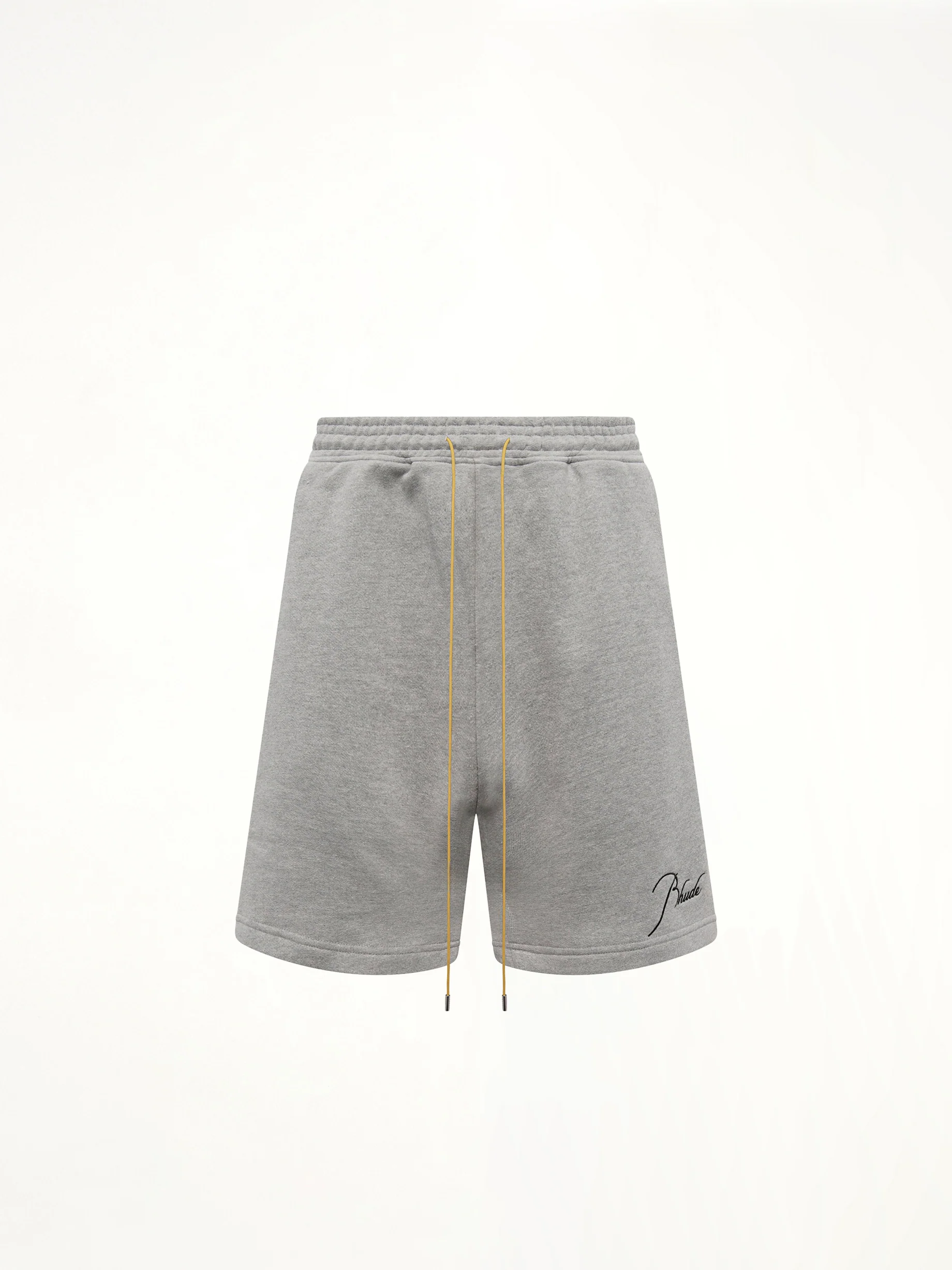 Classique Sweatshort in Heather Grey/Black - Image 2