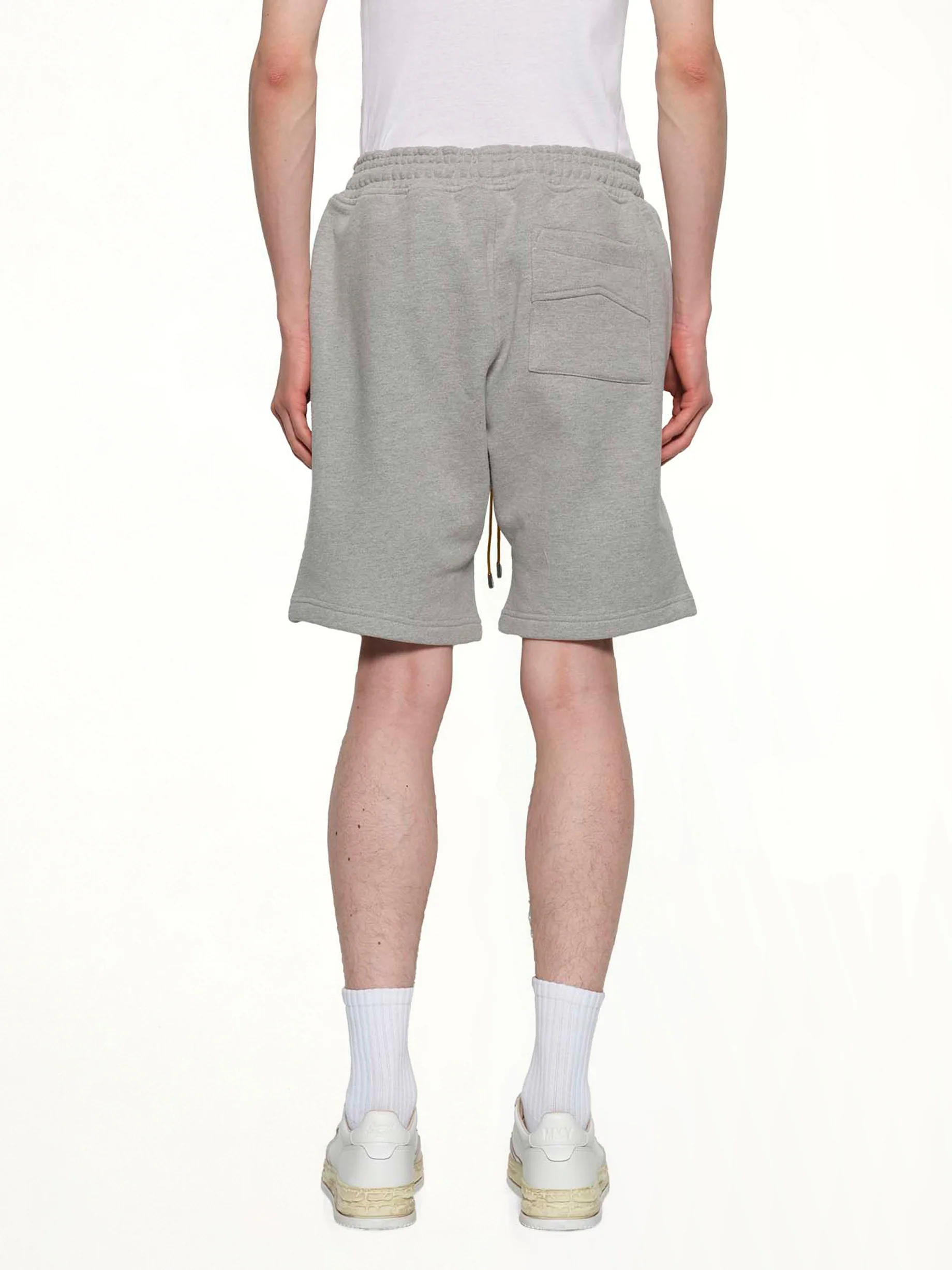 Classique Sweatshort in Heather Grey/Black - Image 5