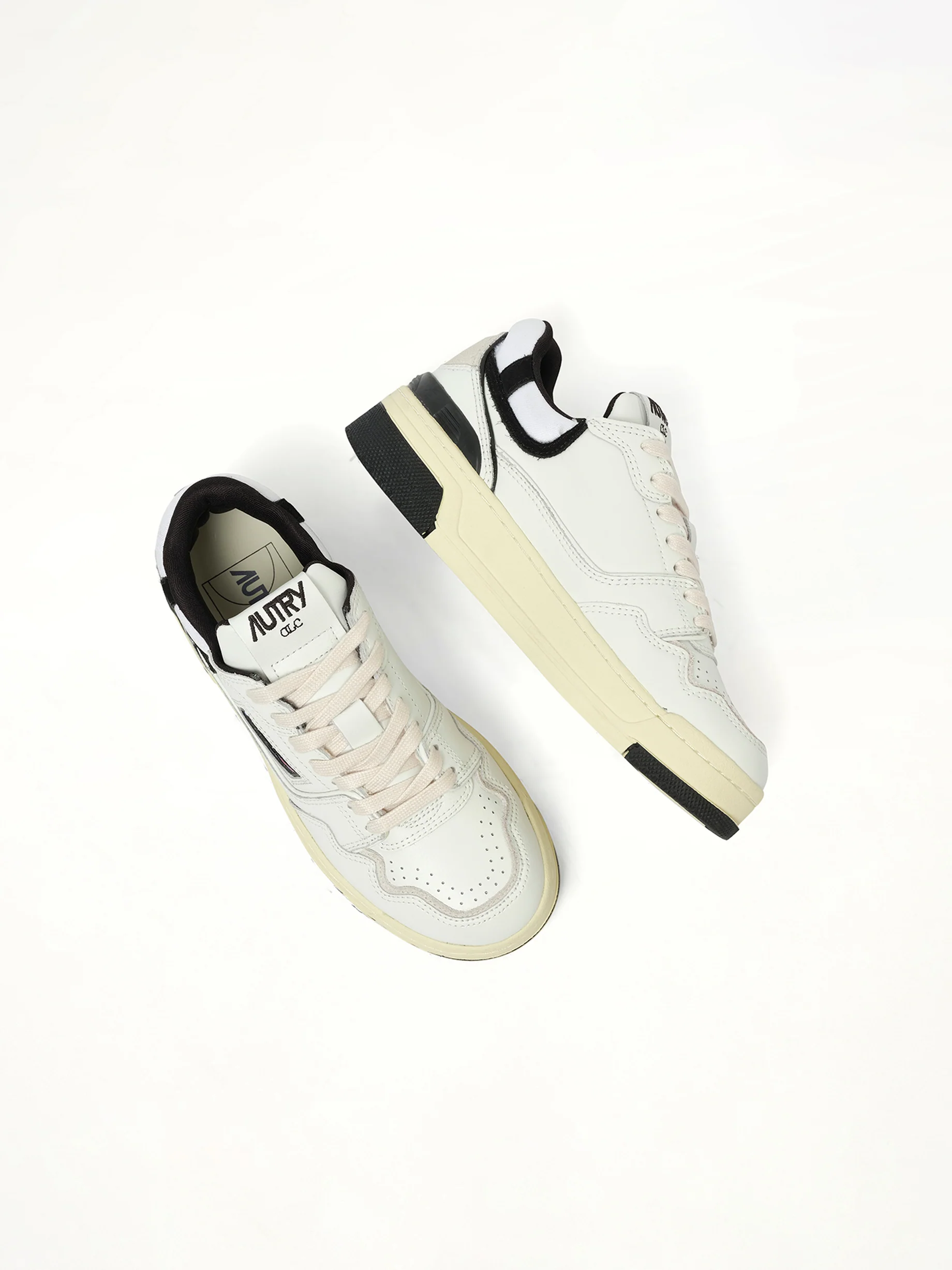 CLC Low Sneakers in White/Black - Image 3