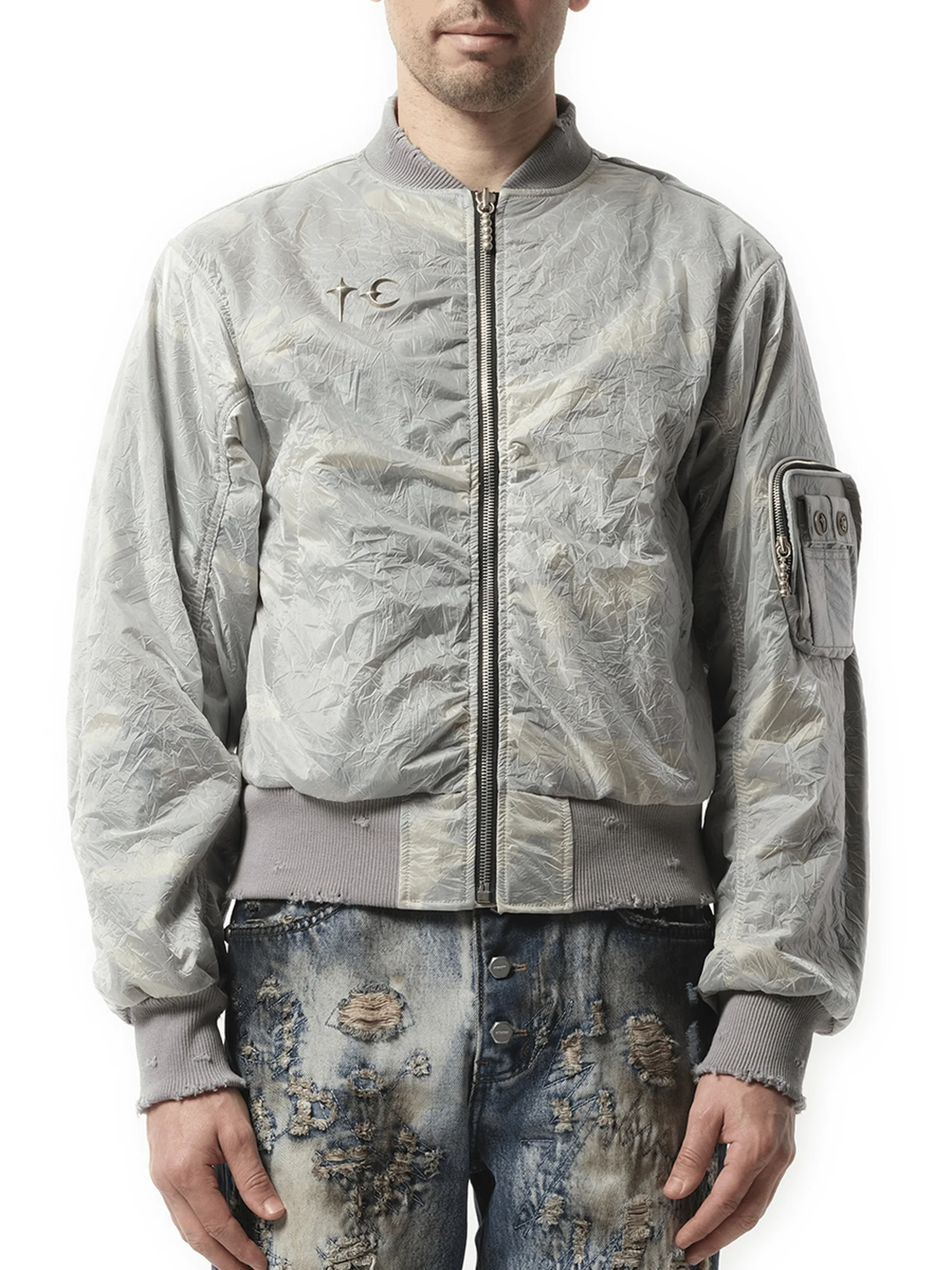Clouded Tango Charlie Bomber in Multicolour