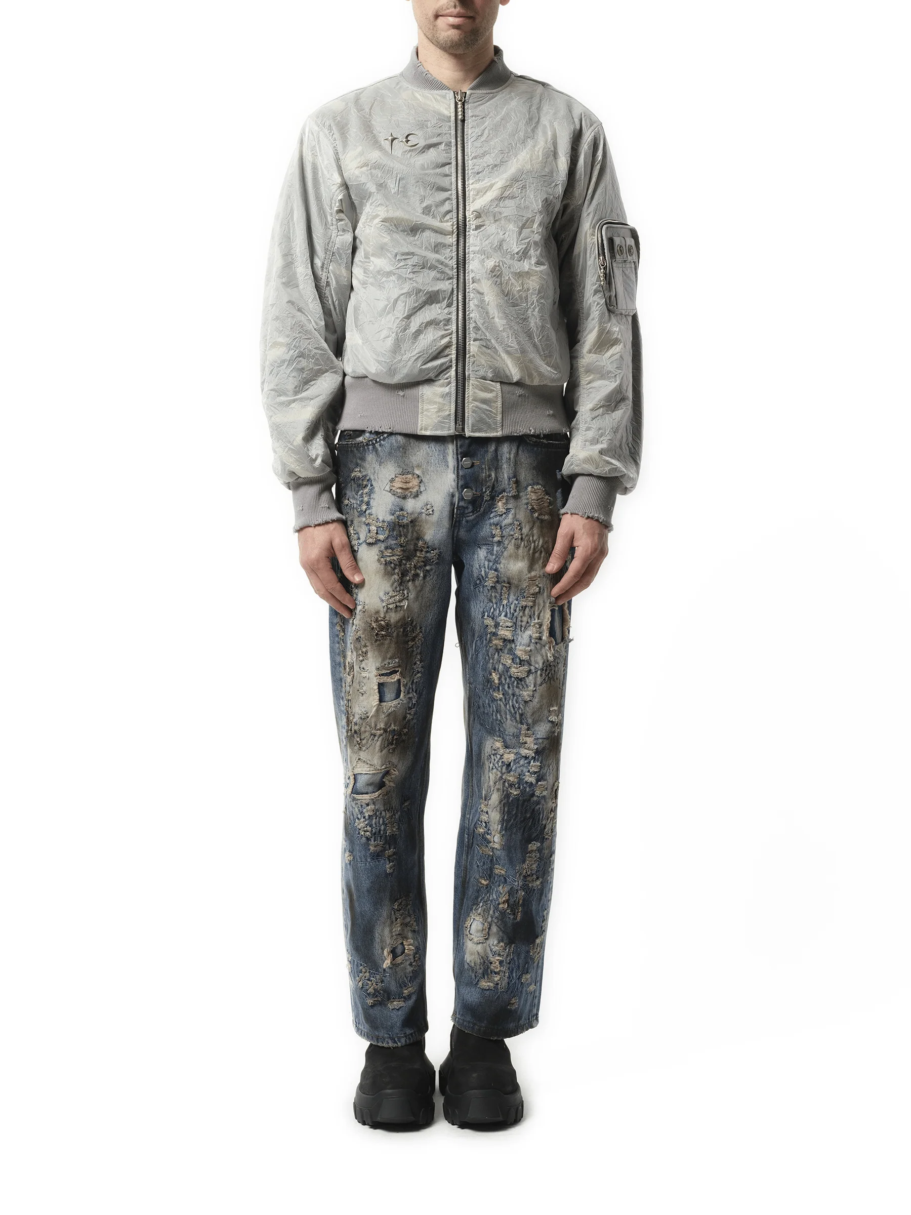 Clouded Tango Charlie Bomber in Multicolour - Image 4