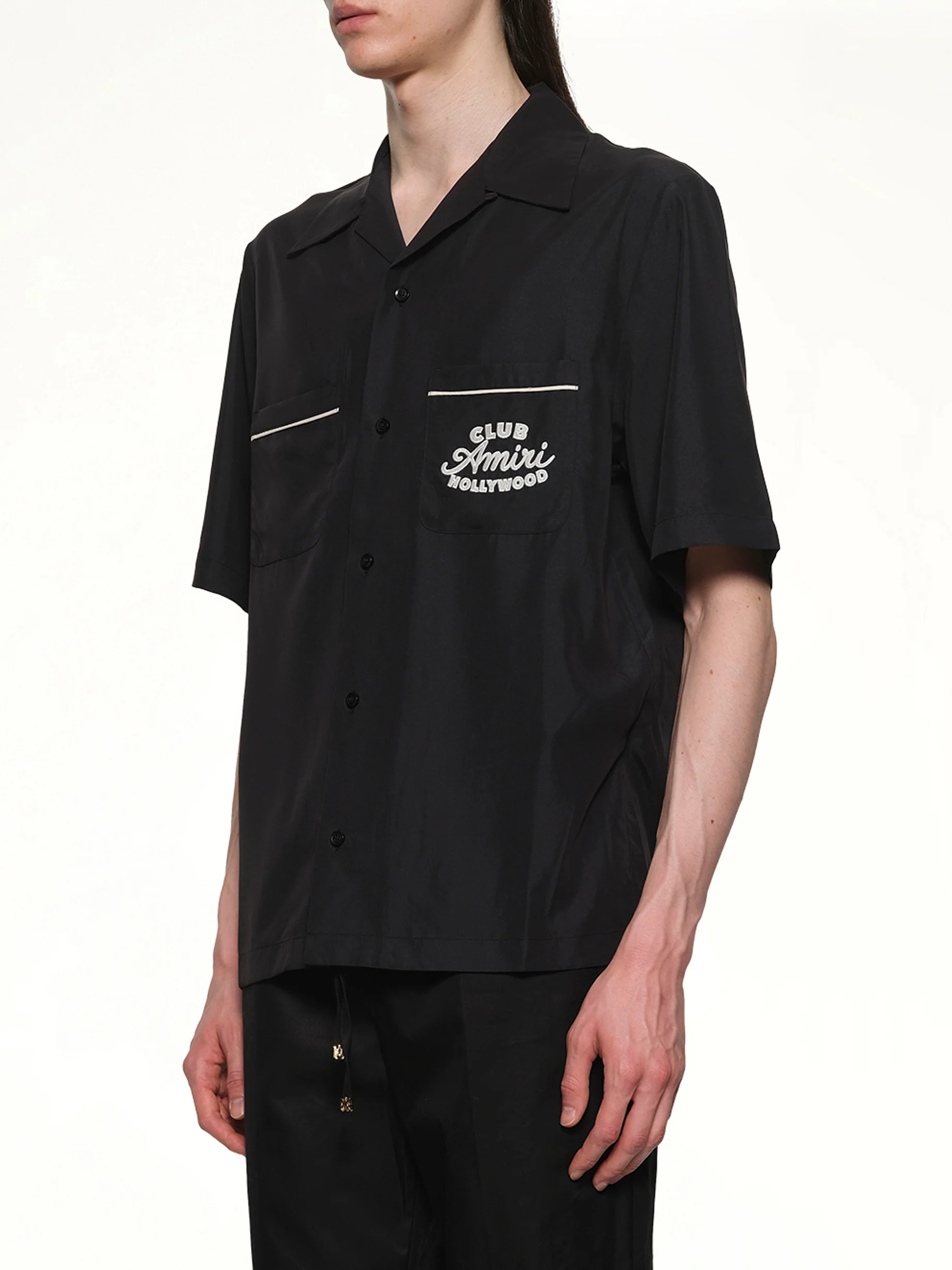 Club Amiri Camp Shirt in Black - Image 3