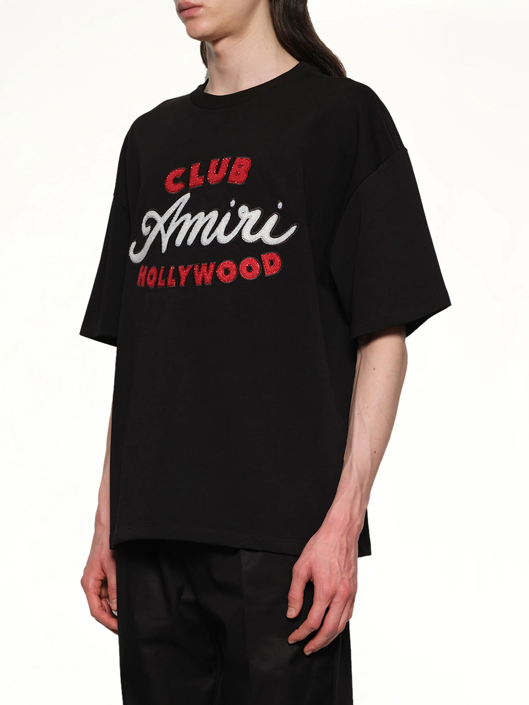 Club Amiri Overzied Tee in Black - Image 3
