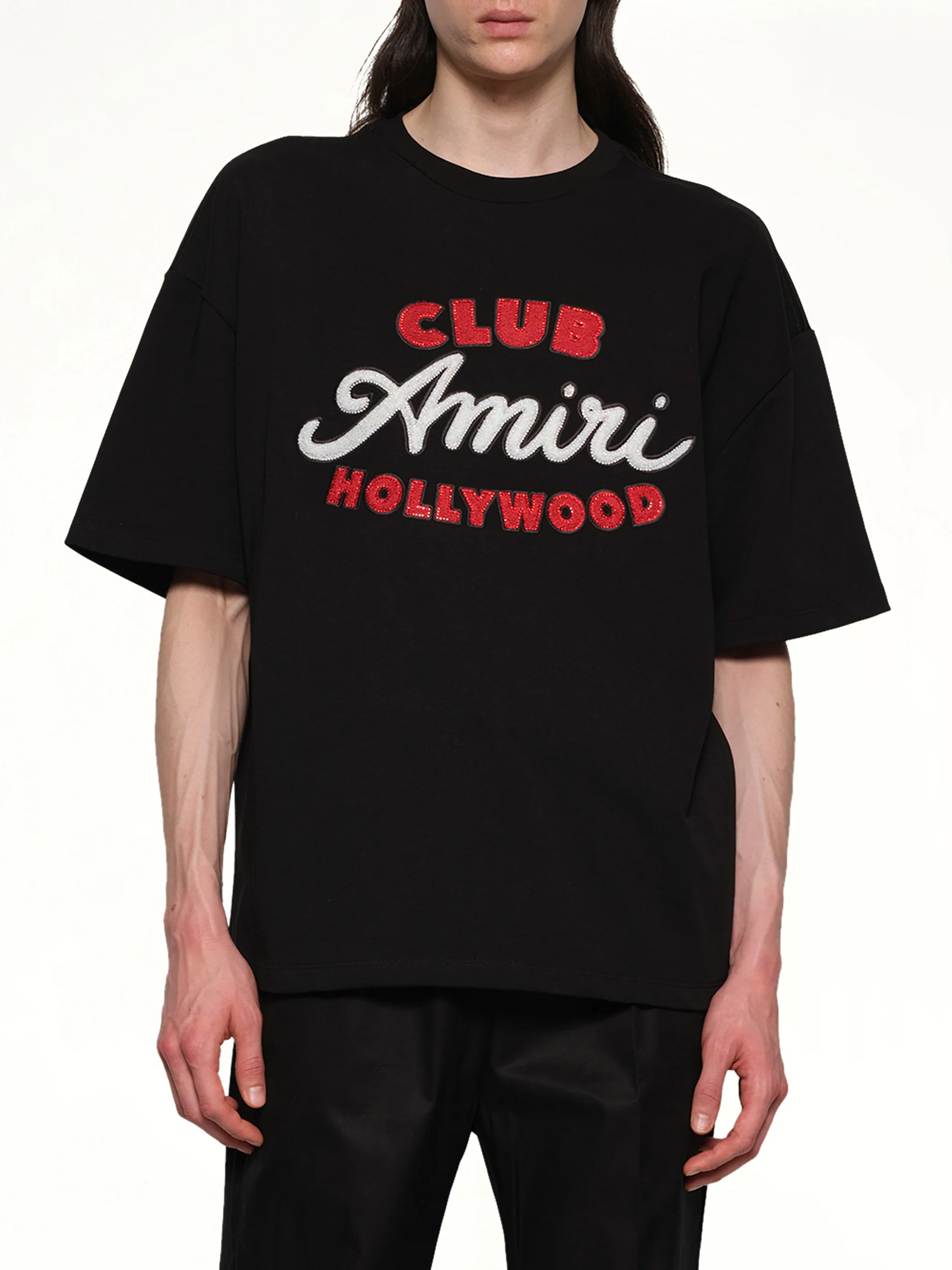 Club Amiri Overzied Tee in Black - Image 6