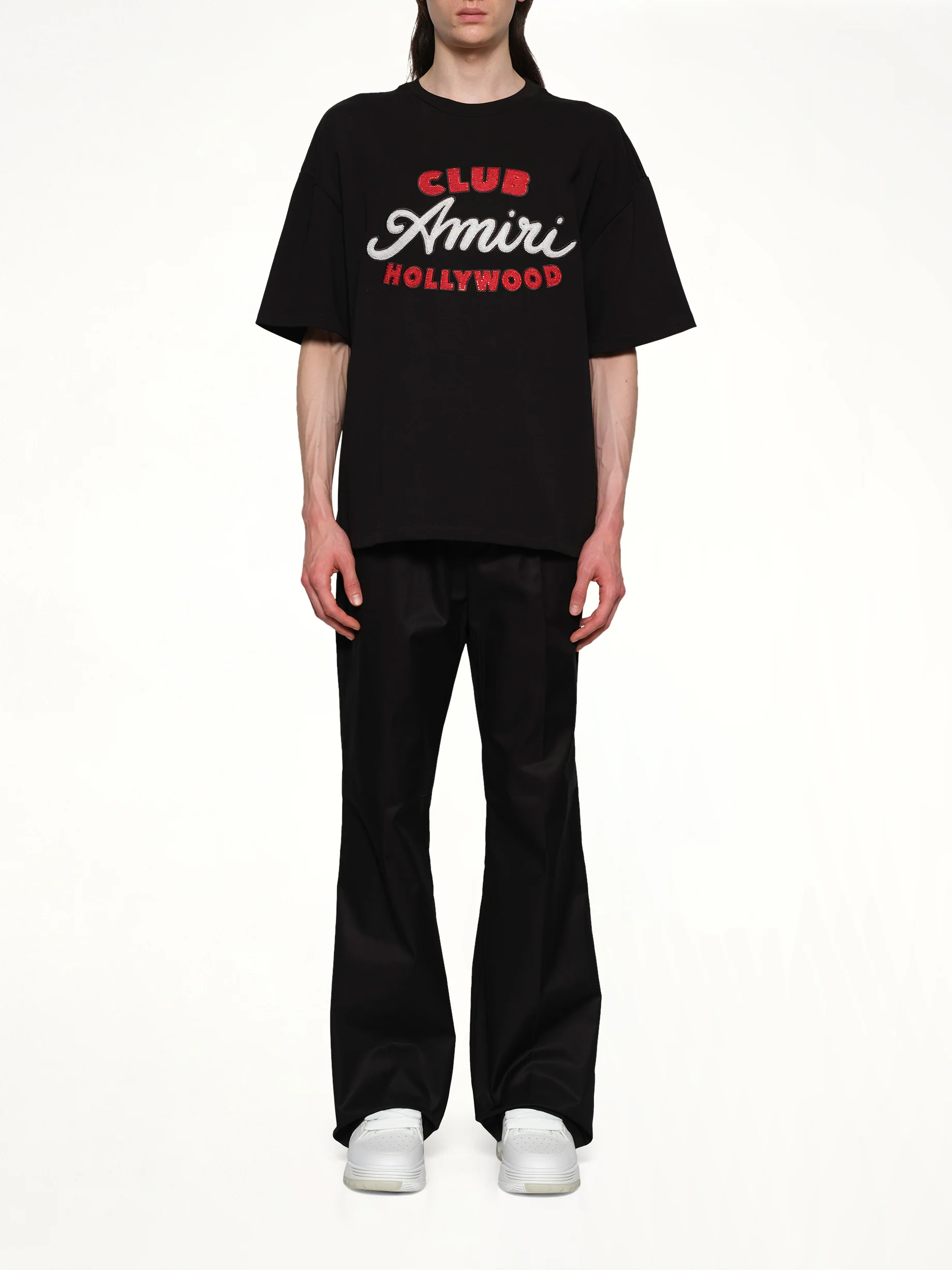 Club Amiri Overzied Tee in Black - Image 7