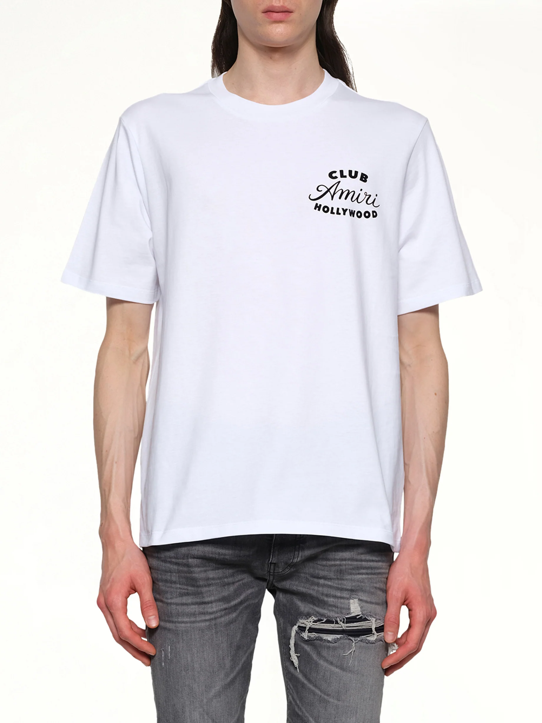 Club Amiri Tee in White