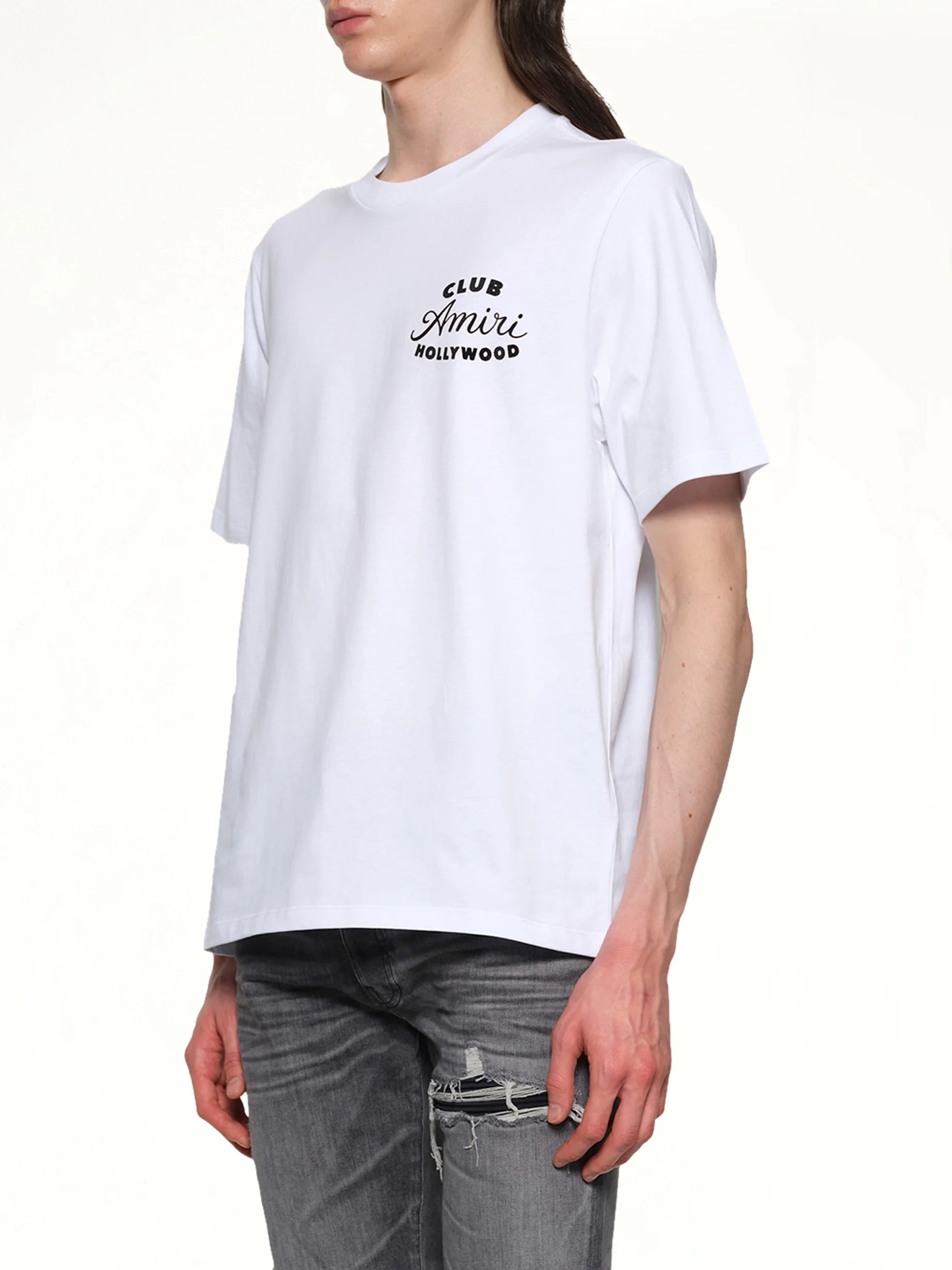 Club Amiri Tee in White - Image 3