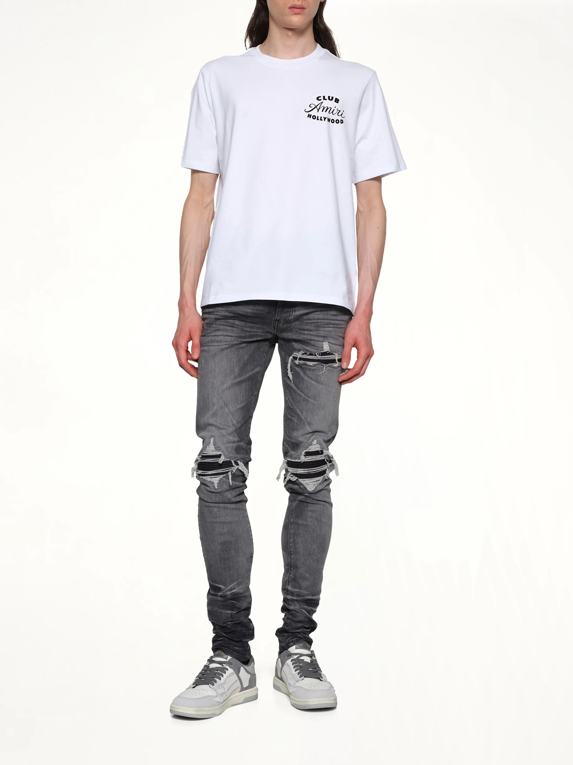 Club Amiri Tee in White - Image 4