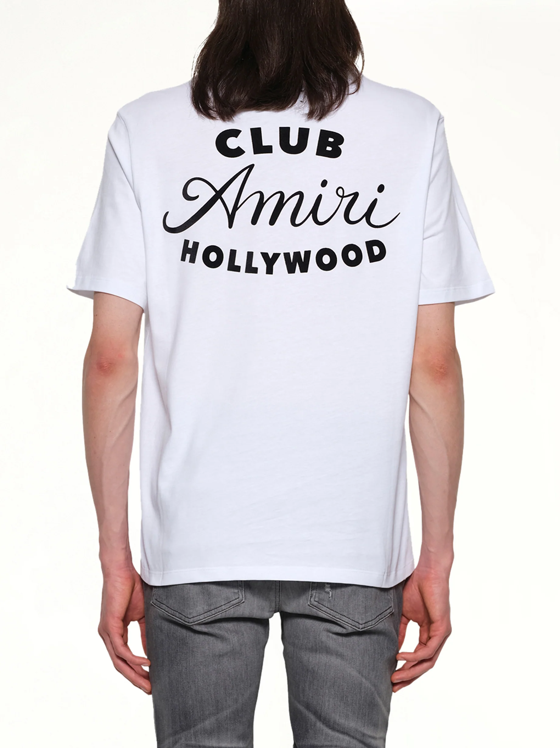 Club Amiri Tee in White - Image 5