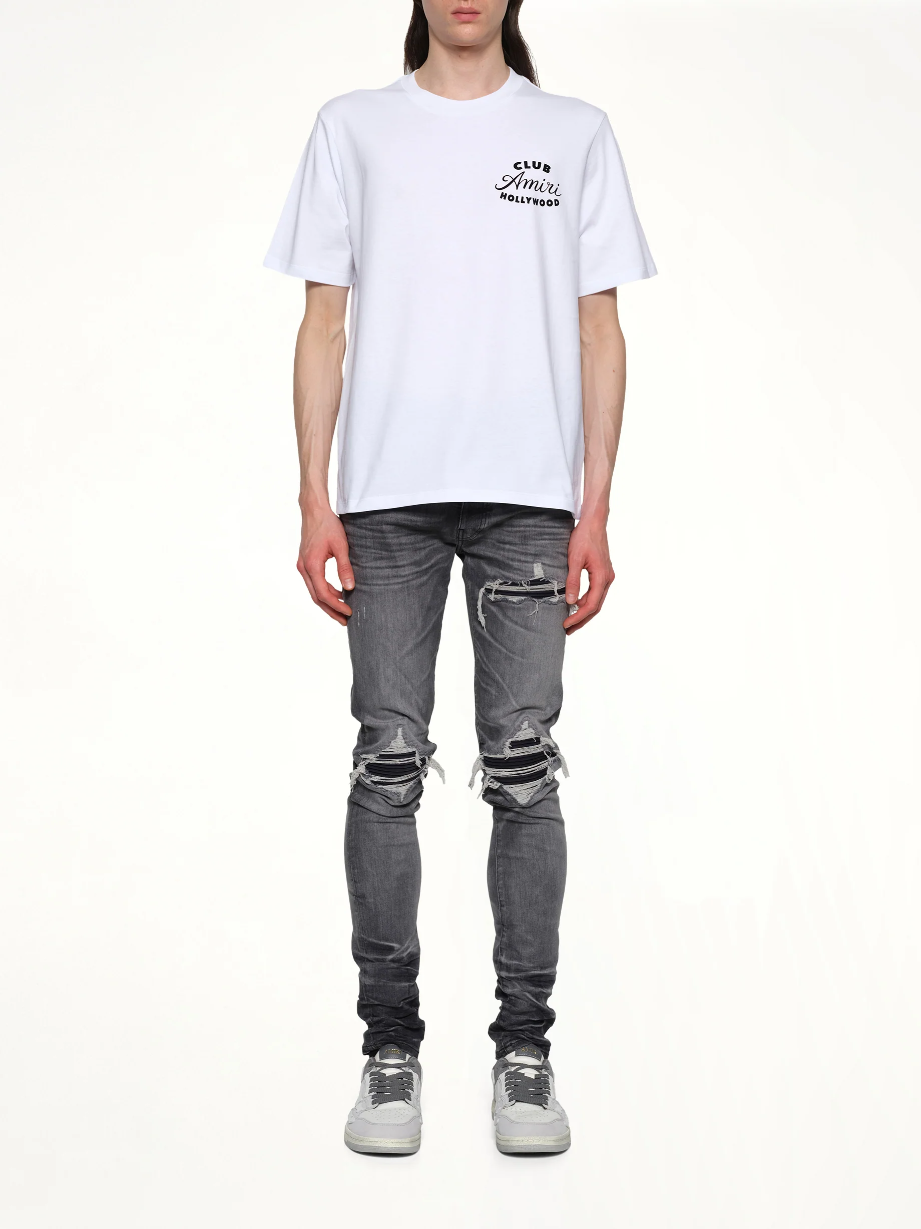 Club Amiri Tee in White - Image 7