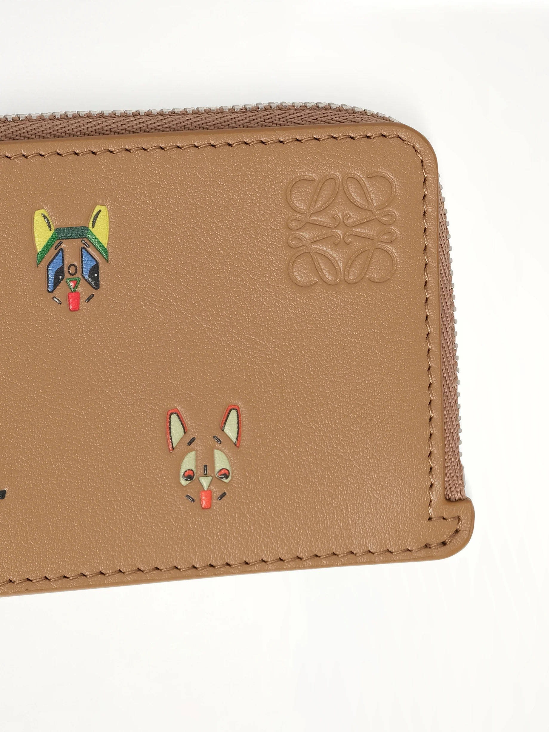 Coin Cardholder Cats in Mocha - Image 3