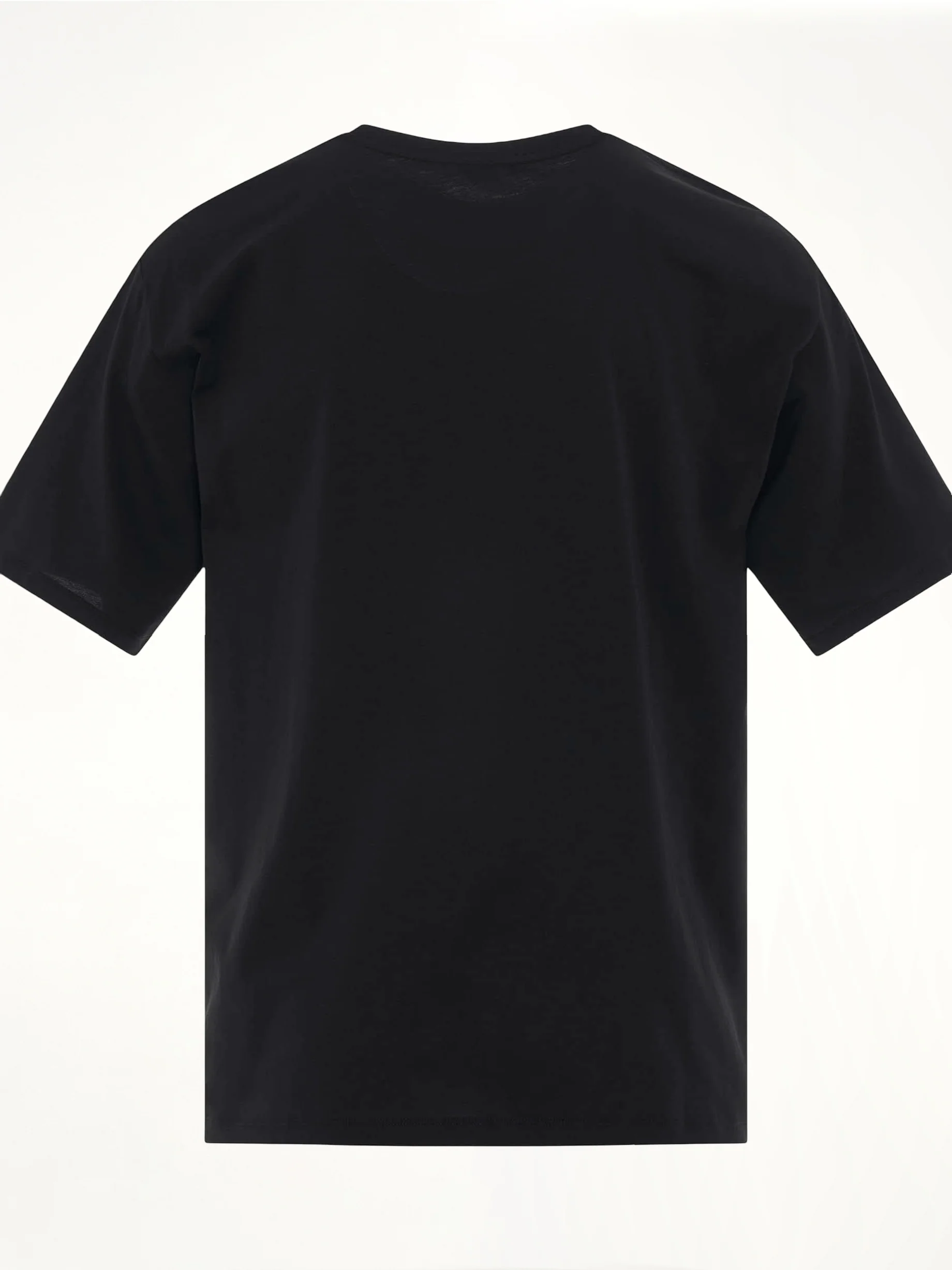 Coin Flock Straight Fit T-Shirt in Black/White - Image 4