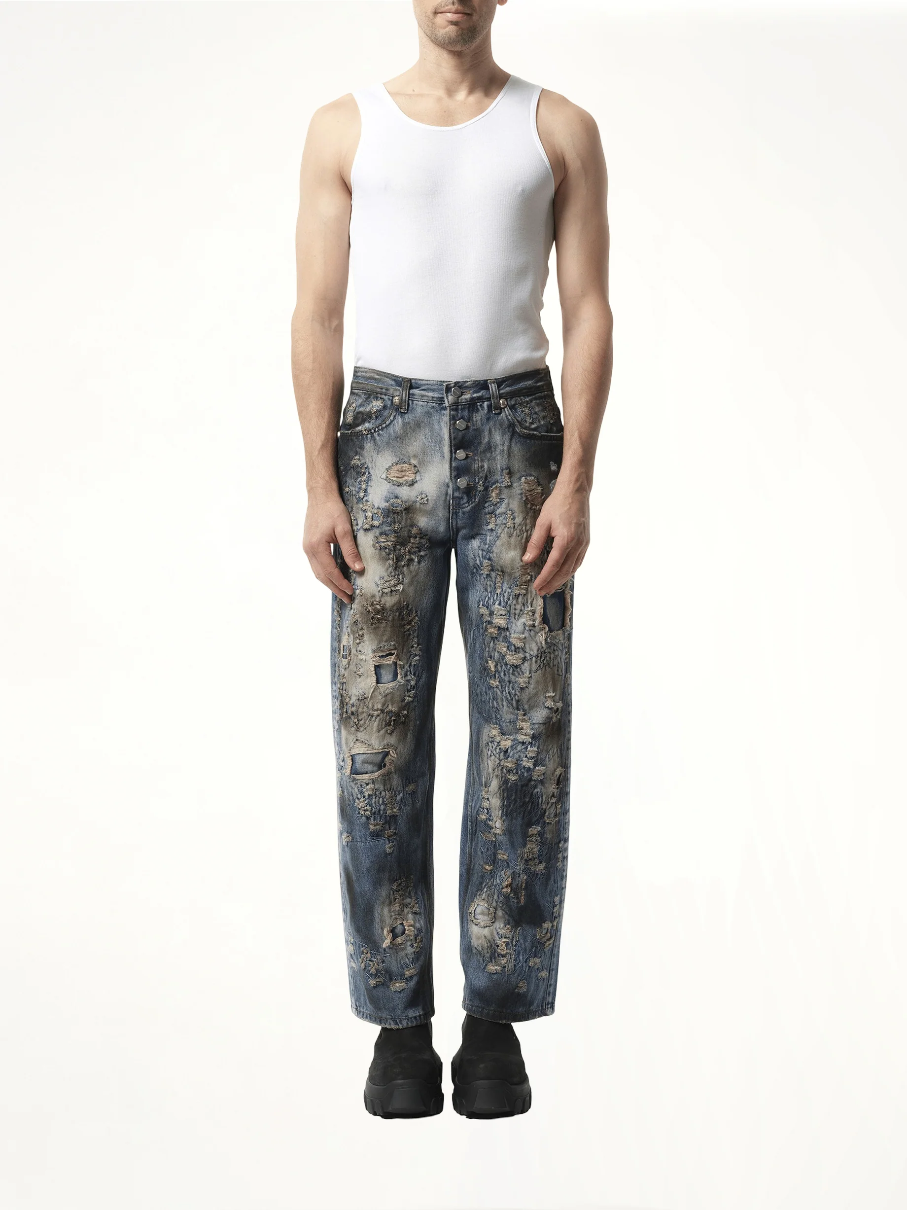 Combat Casualty Care Denim Pants in Blue - Image 4