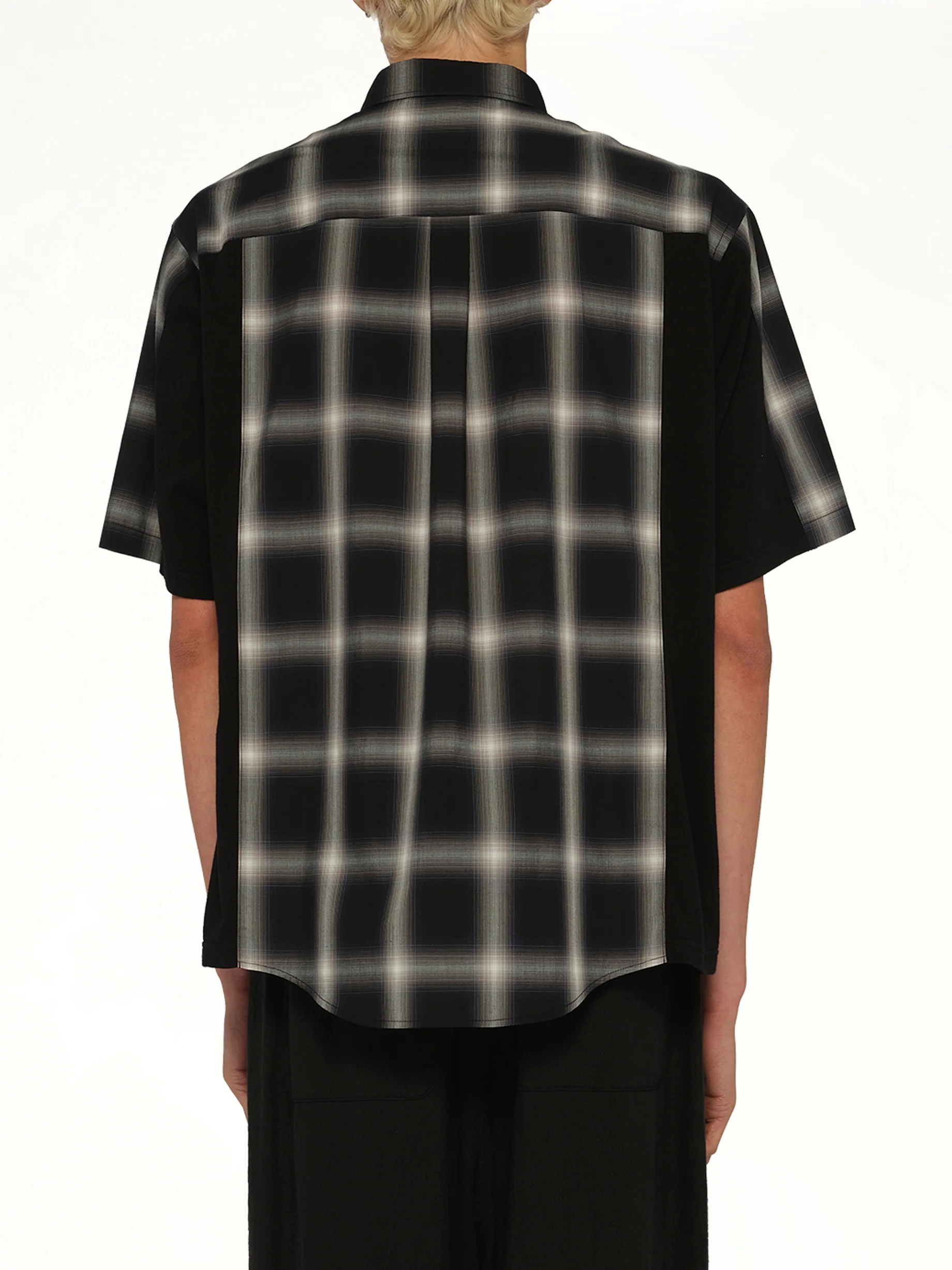 Combo Check SS Shirt in Black - Image 5