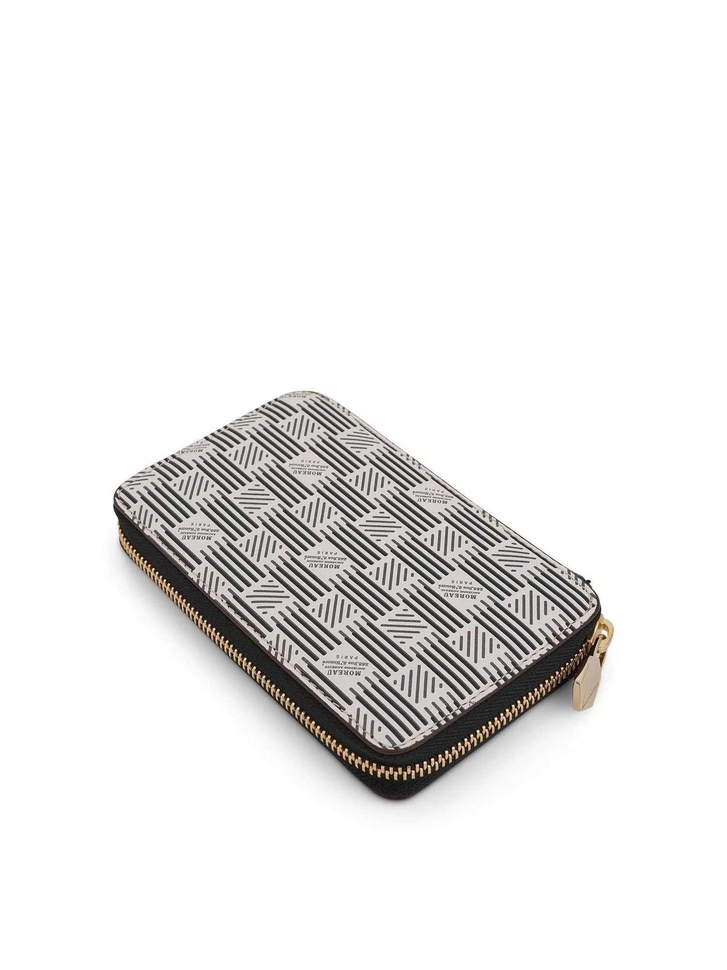 Compact Zip Wallet in White - Image 2