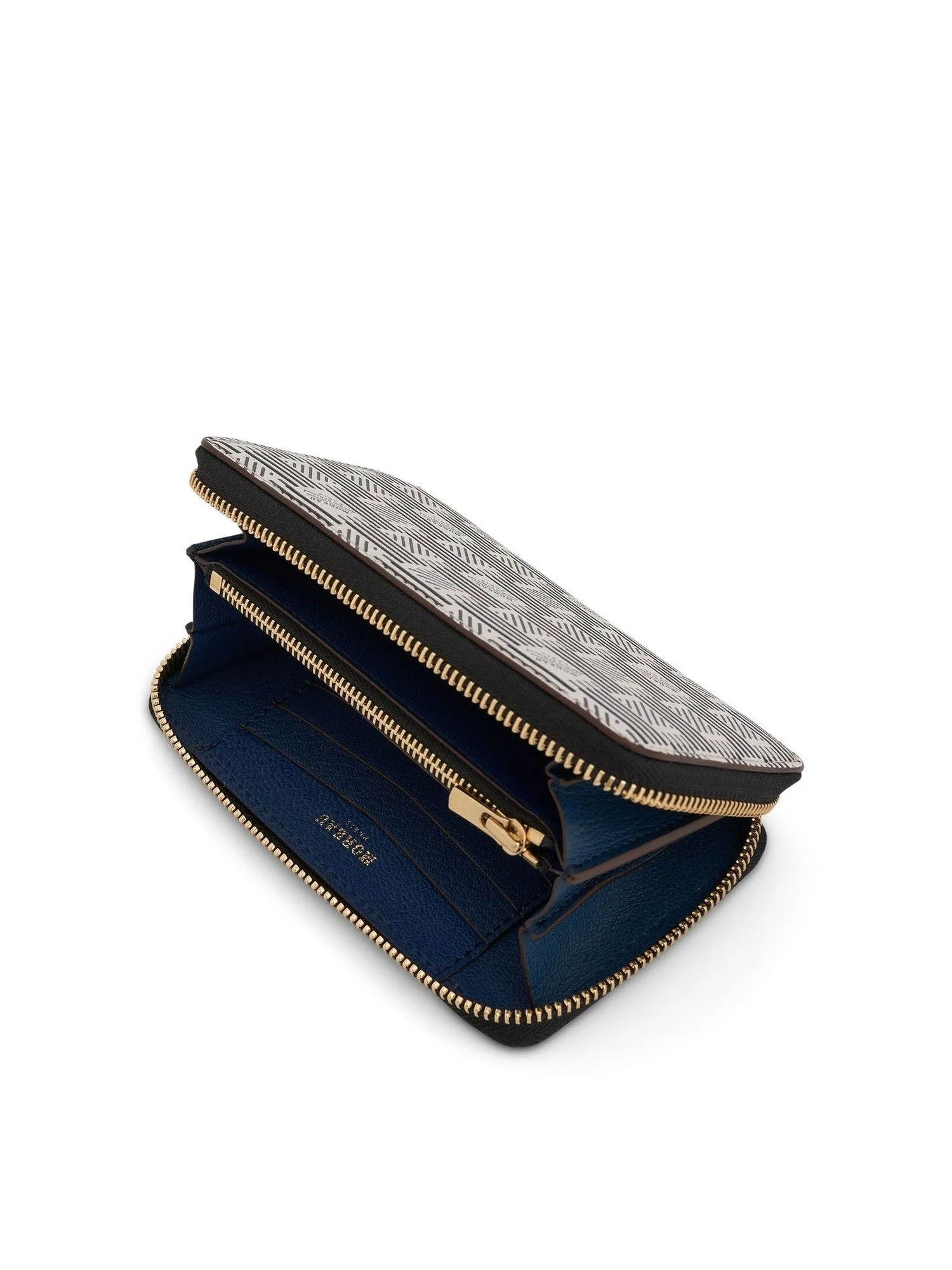 Compact Zip Wallet in White - Image 3