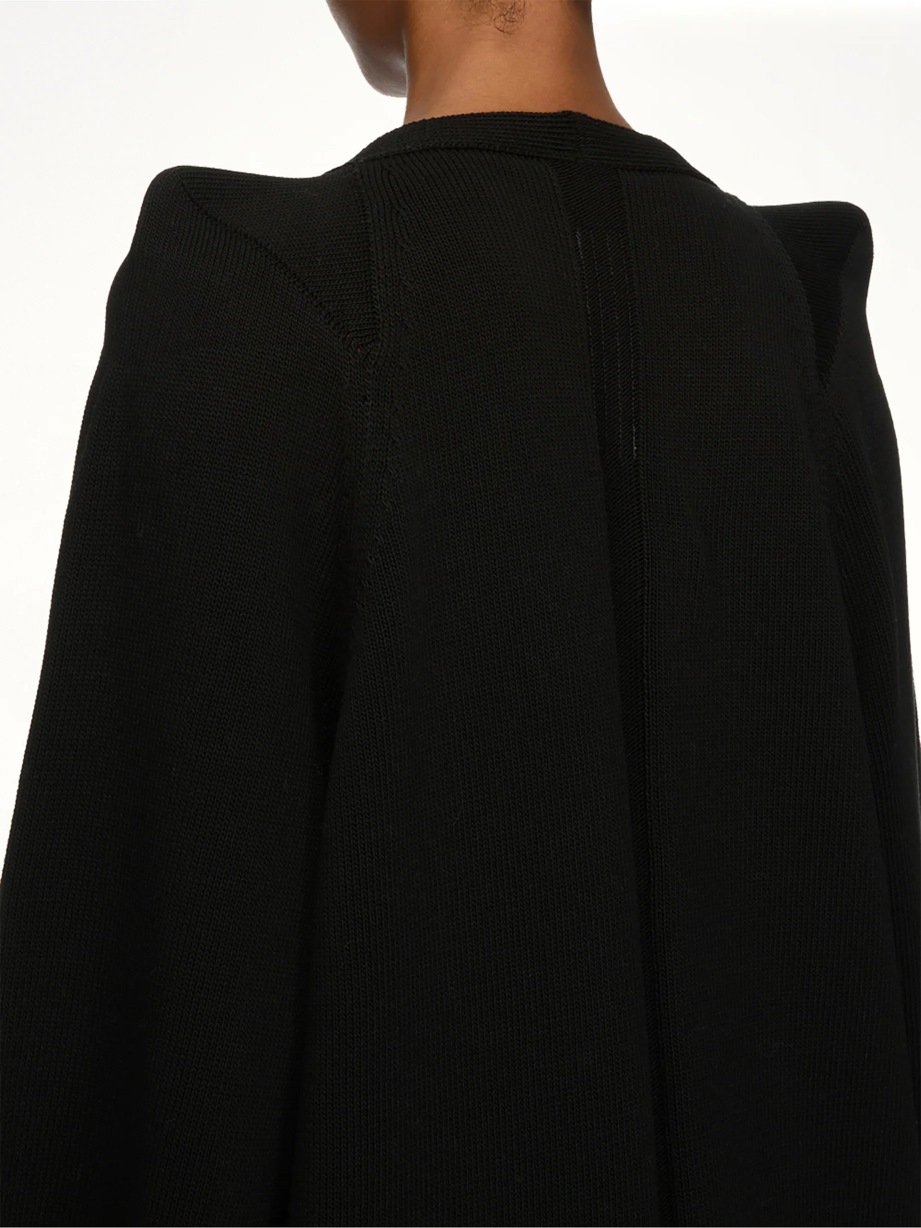Con V Top in Black - Image 6