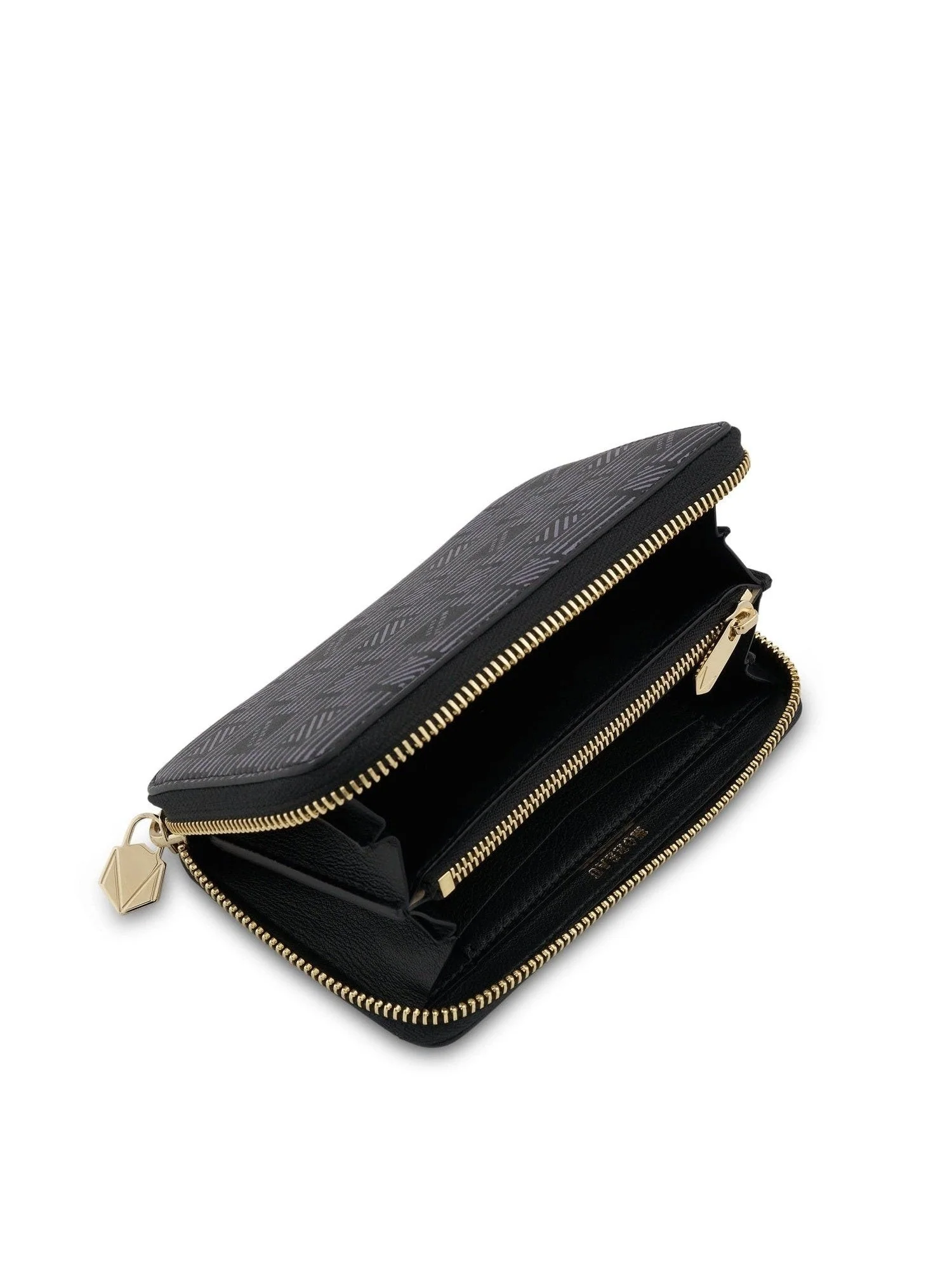 Continental Zip Wallet in Black - Image 3