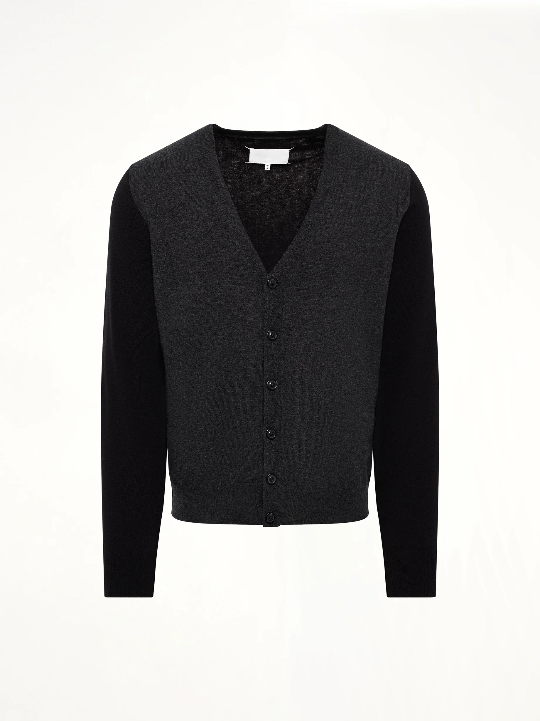 Two-Tone Cardigan in Grey/Black - Image 2