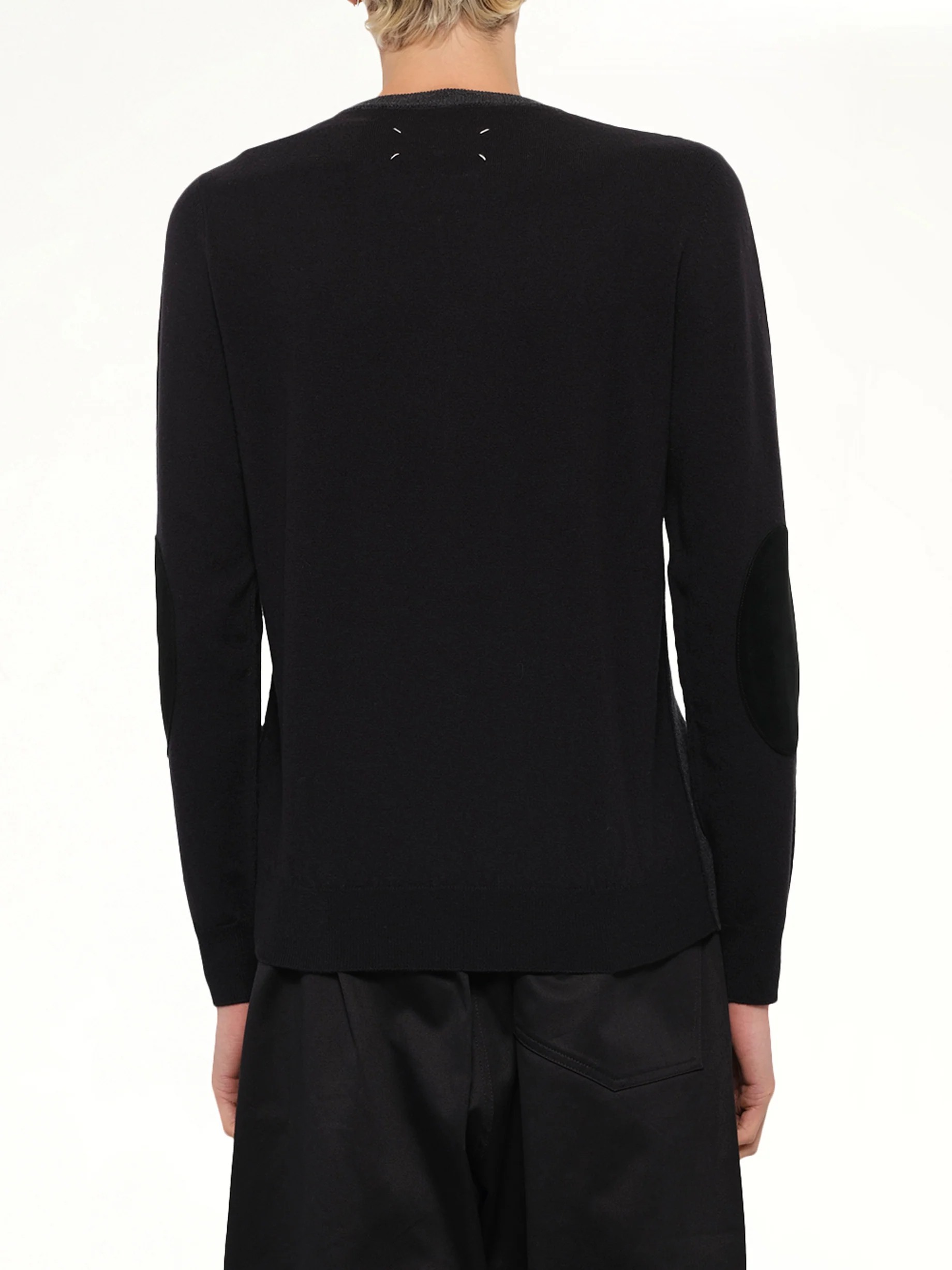 Two-Tone Sweater in Grey/Black - Image 5