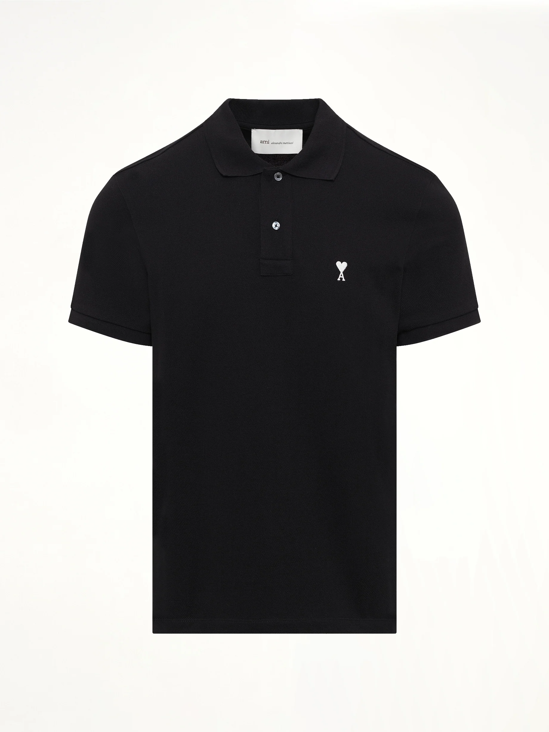 Contrasted ADC Polo in Black - Image 2