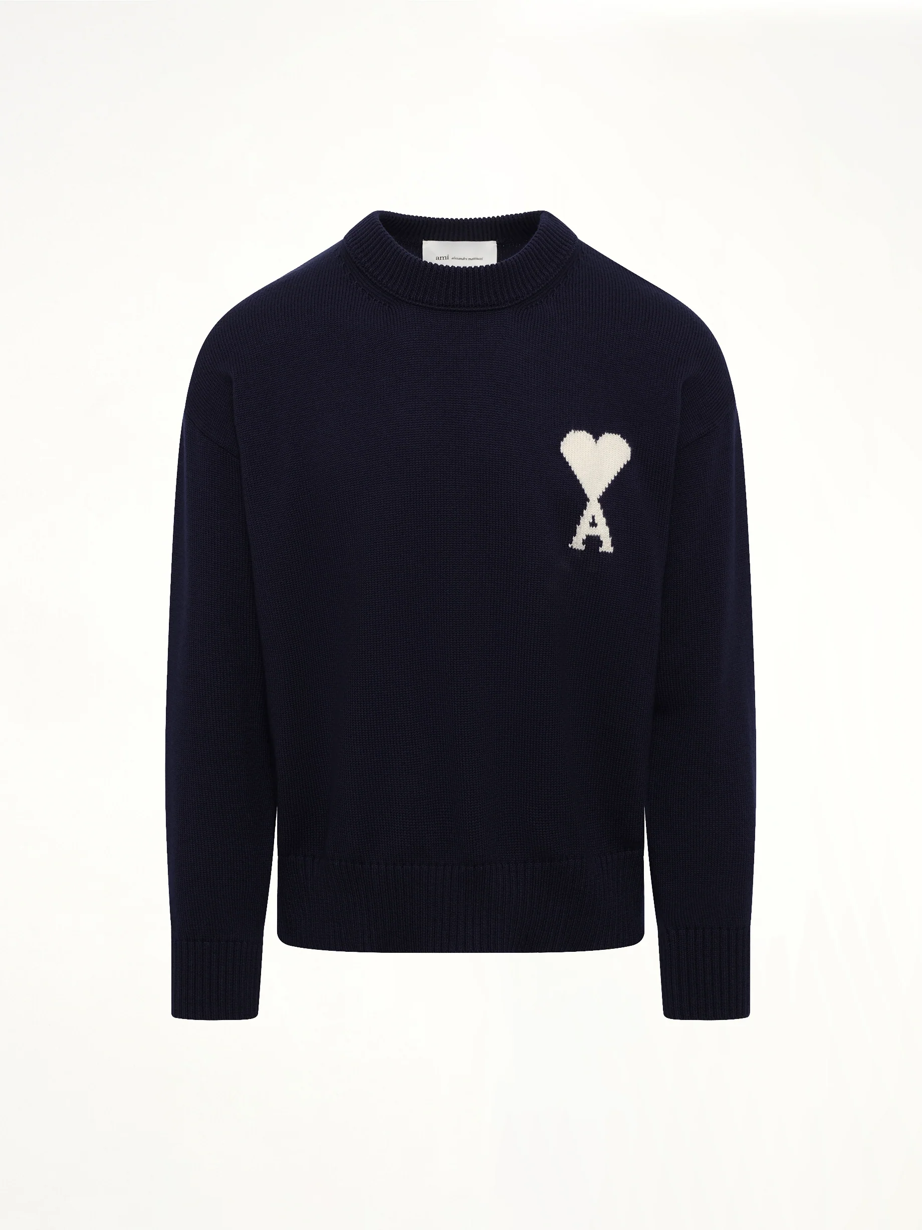 Contrasted ADC Sweater in Navy - Image 2