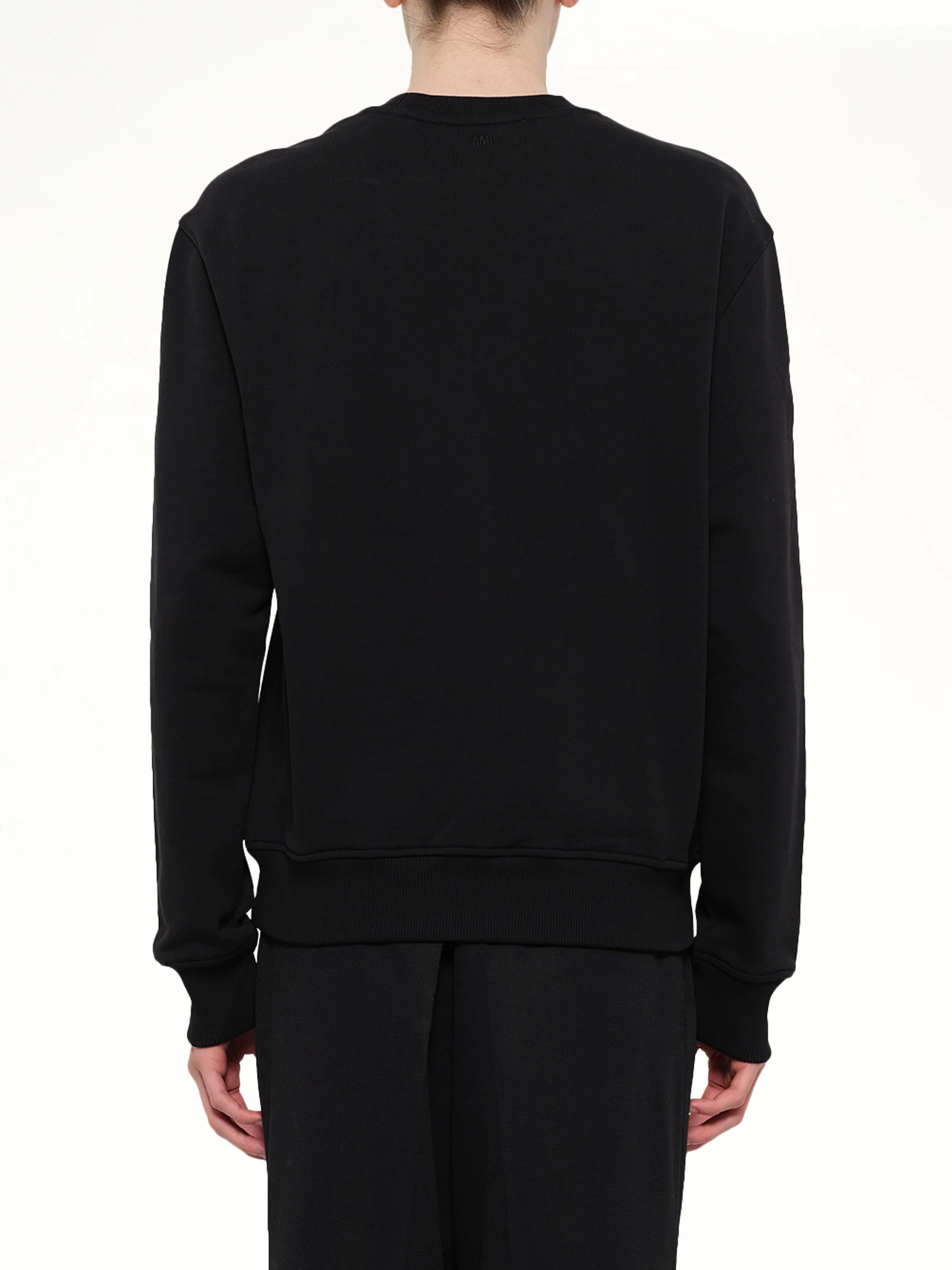 Contrasted ADC Sweatshirt in Black - Image 5