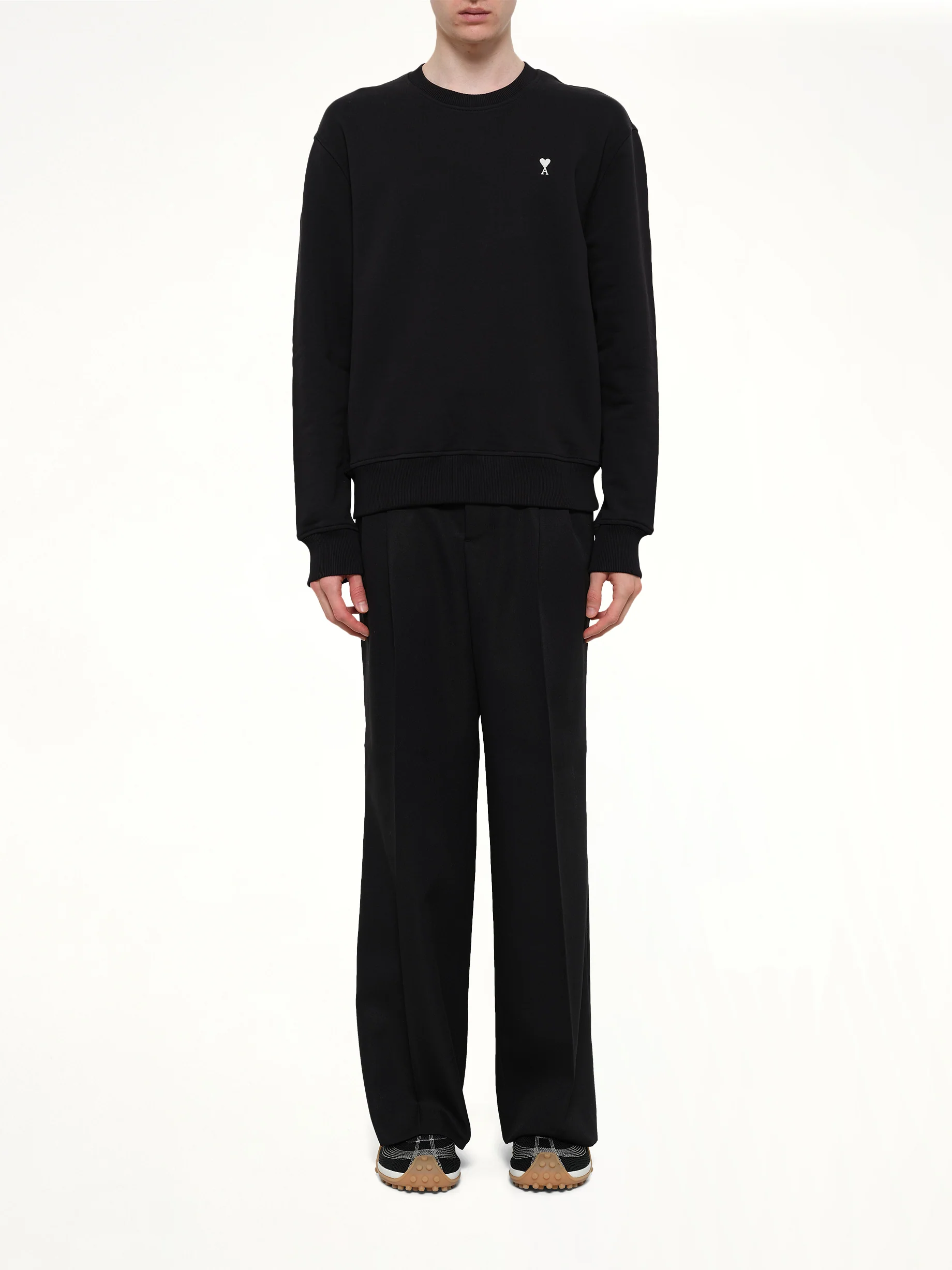 Contrasted ADC Sweatshirt in Black - Image 7