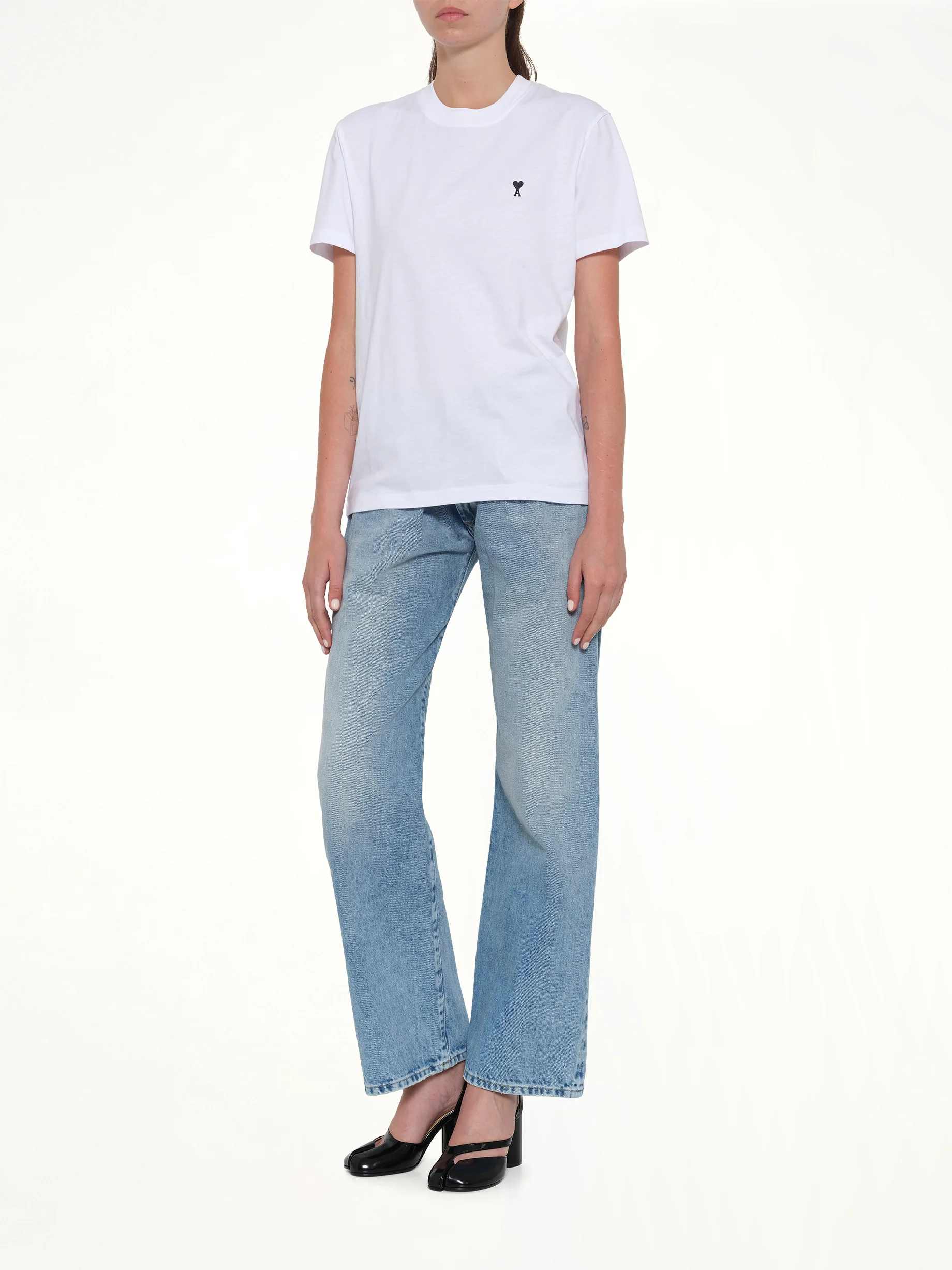 Contrasted ADC T-Shirt in White - Image 10