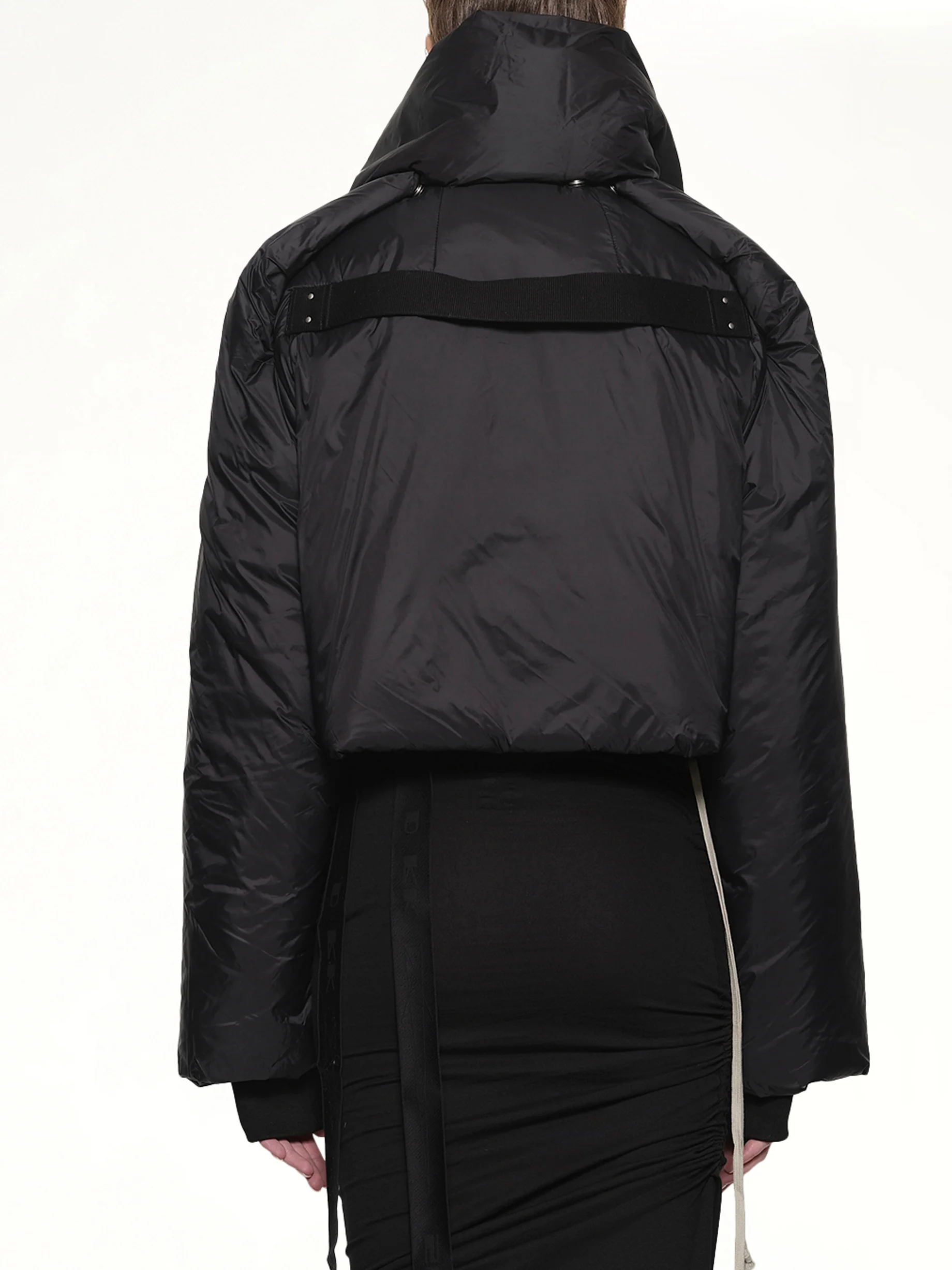 Convertible Padded Jacket in Black - Image 5